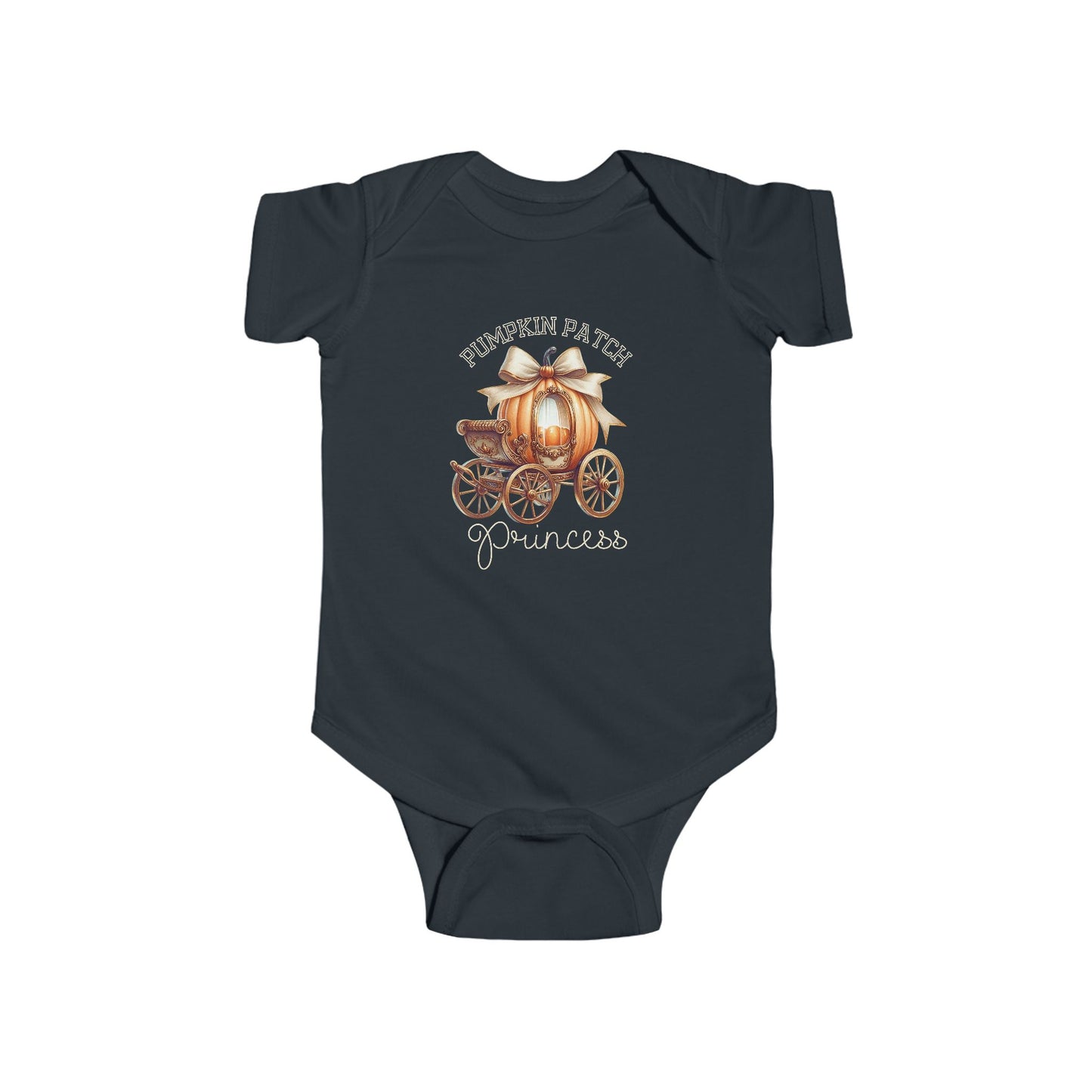 Pumpkin Patch Princess Infant Short Sleeve Onesie