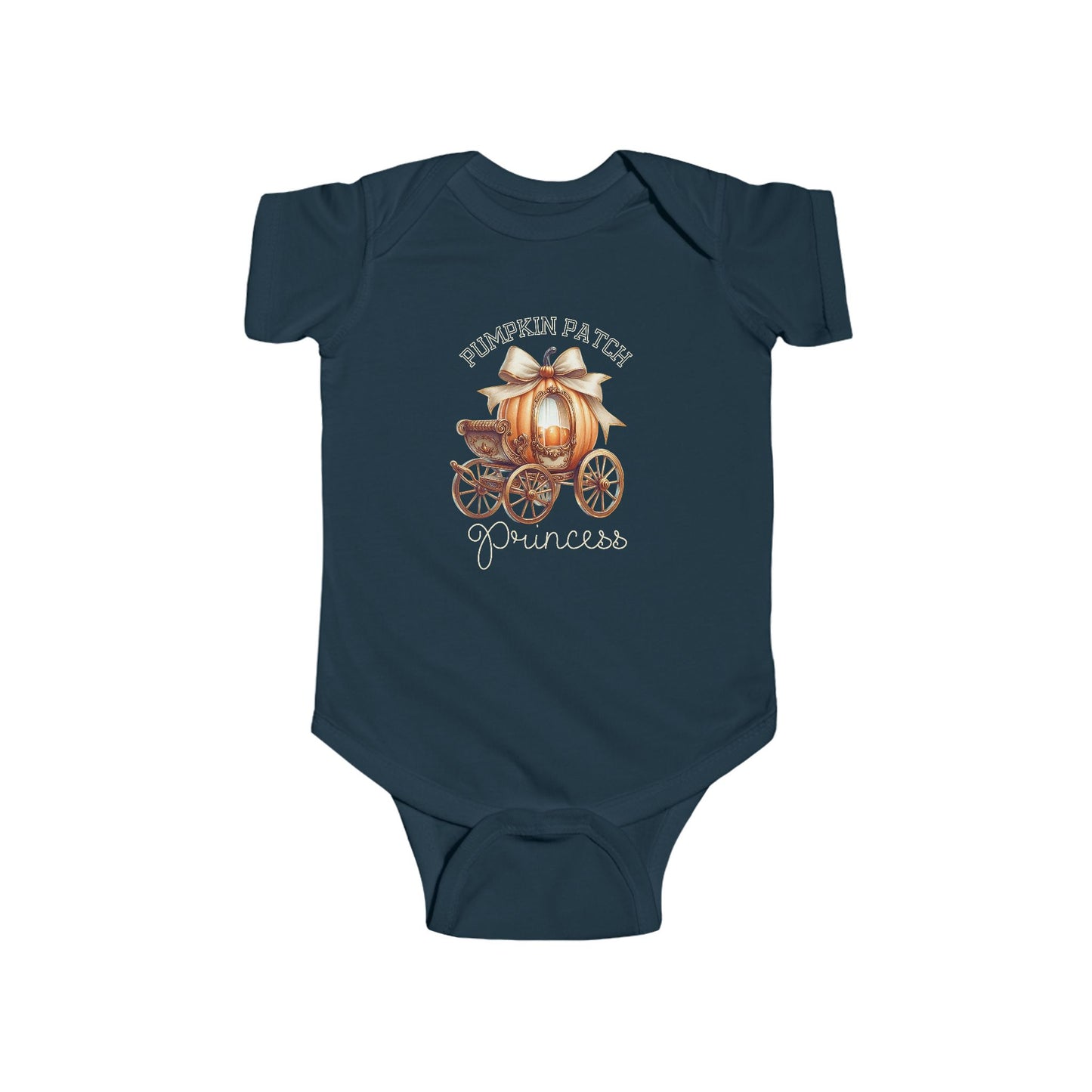 Pumpkin Patch Princess Infant Short Sleeve Onesie