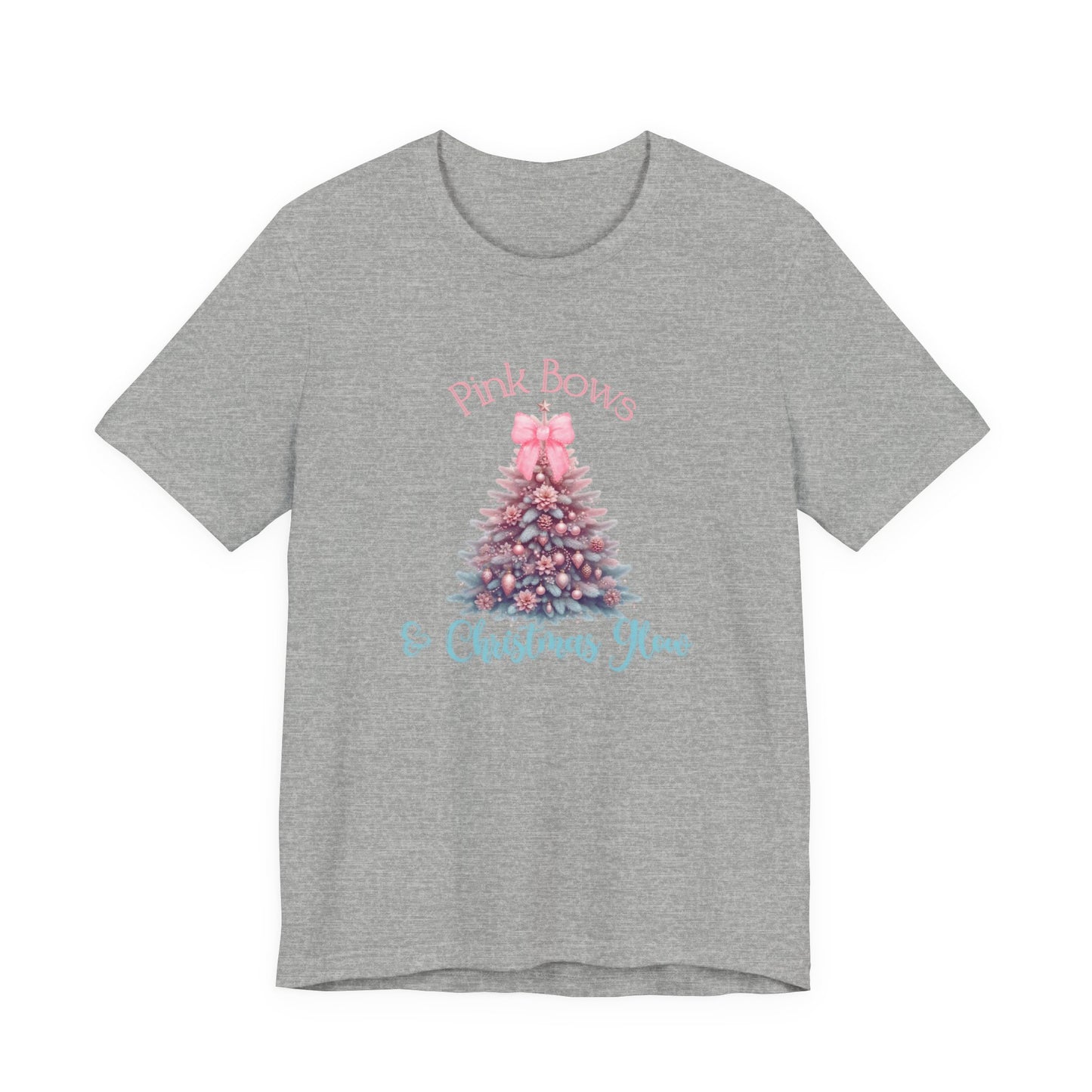 Pink Bows & Christmas Glow T-Shirt