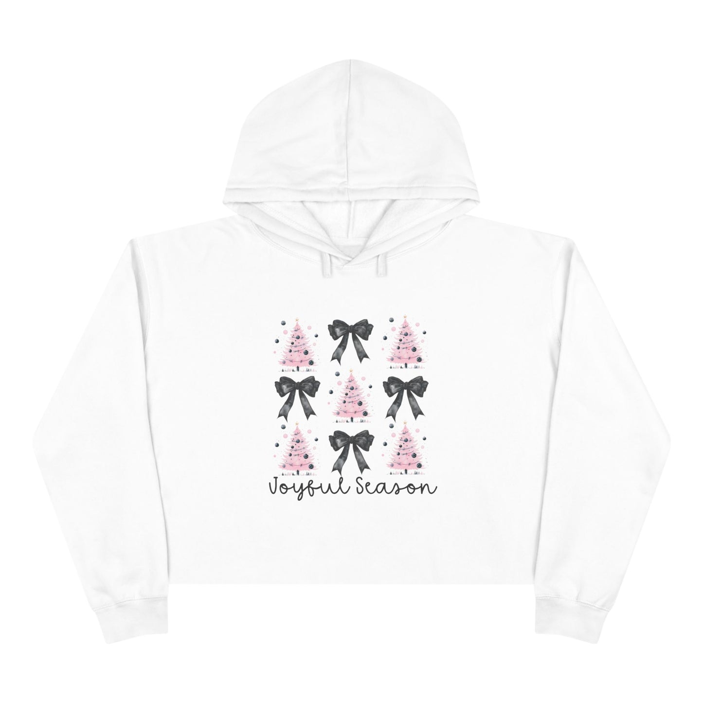 Joyful Season Crop Hoodie