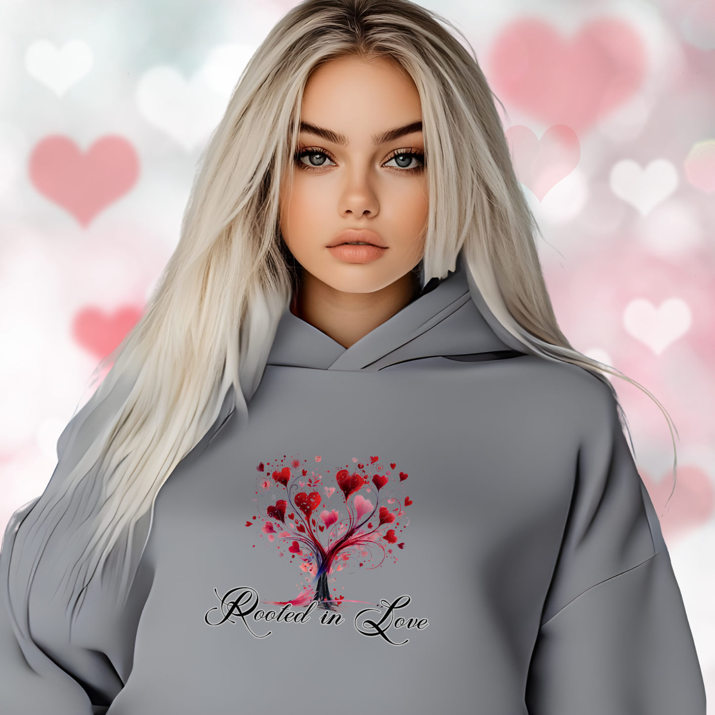 Rooted In Love Crop Hoodie