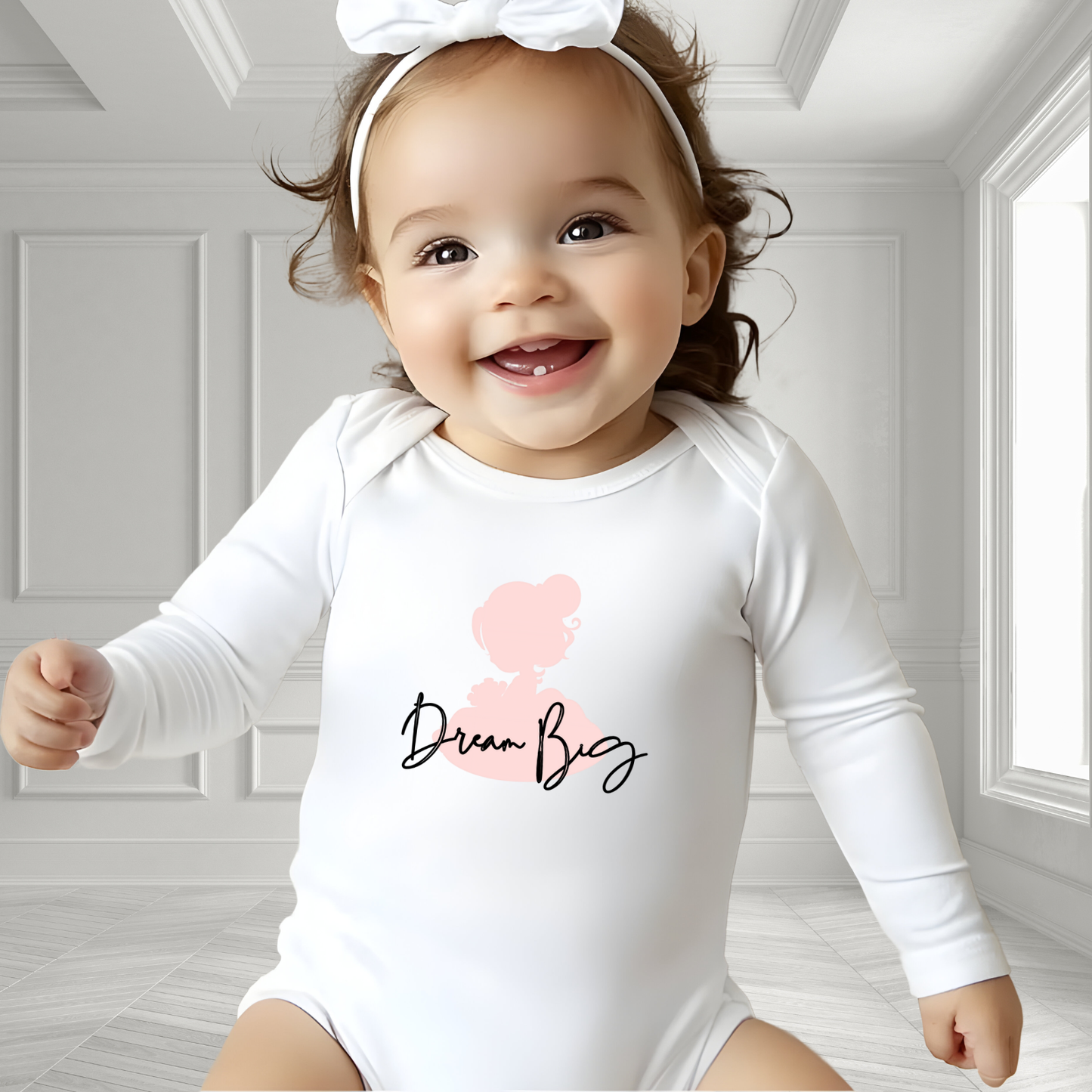 Dream Big Infant Long Sleeve Onesie