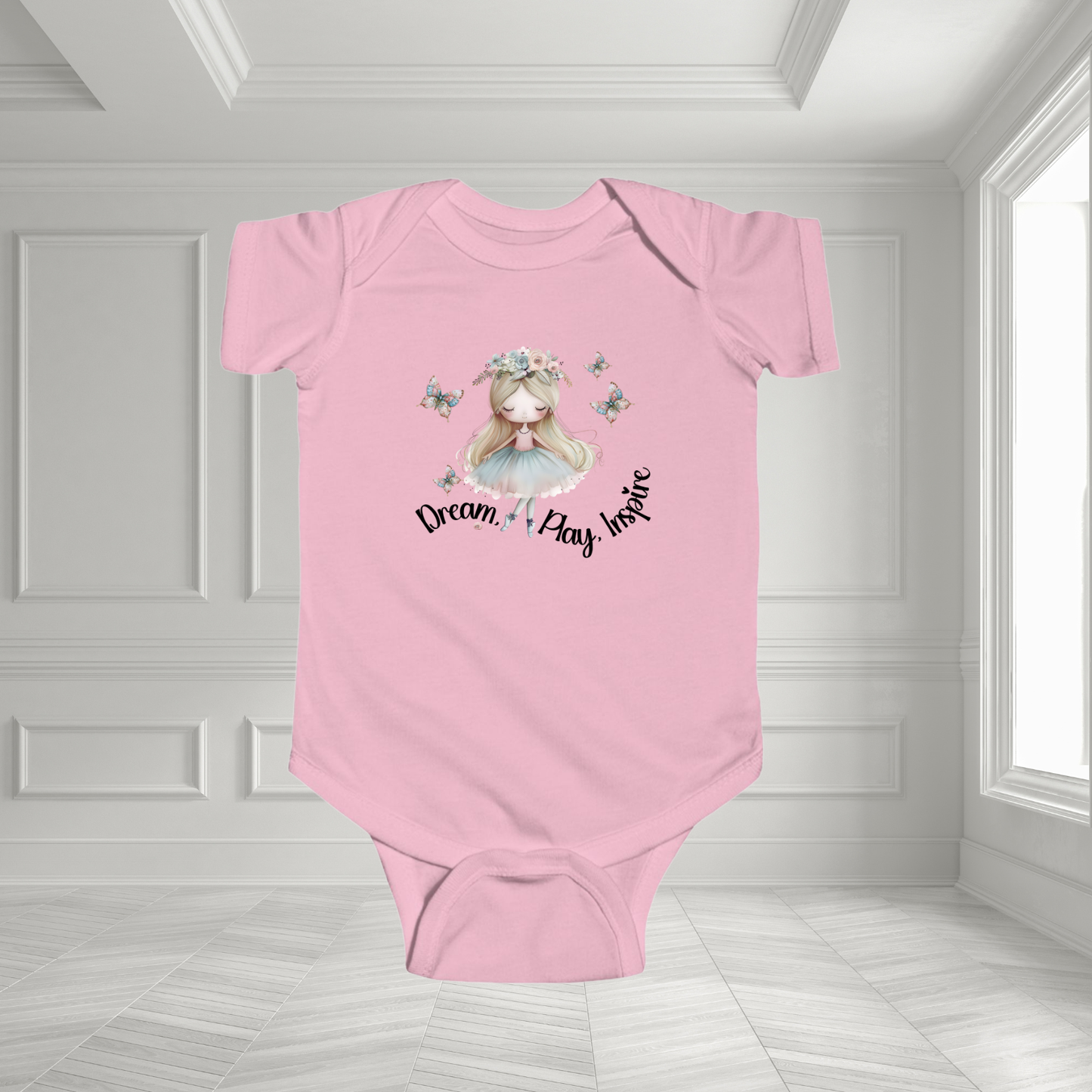 Dream, Play, Inspire Infant Short Sleeve Onesie