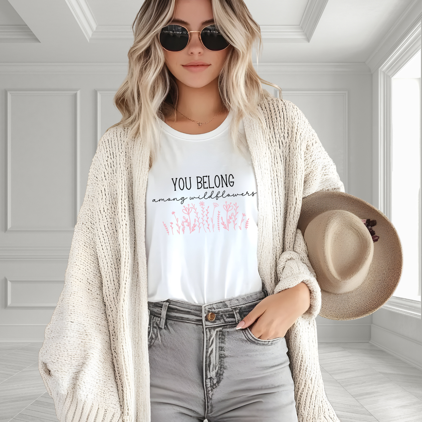 You Belong Among Wildflowers T-Shirt