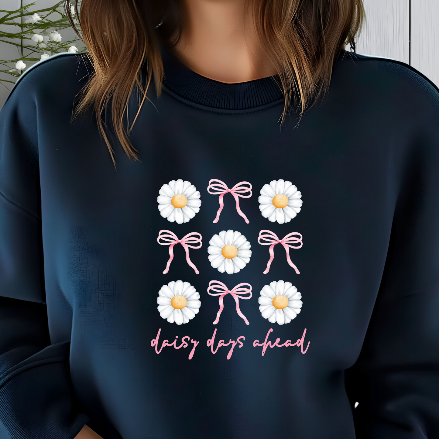 Daisy Days Ahead Crewneck Sweatshirt