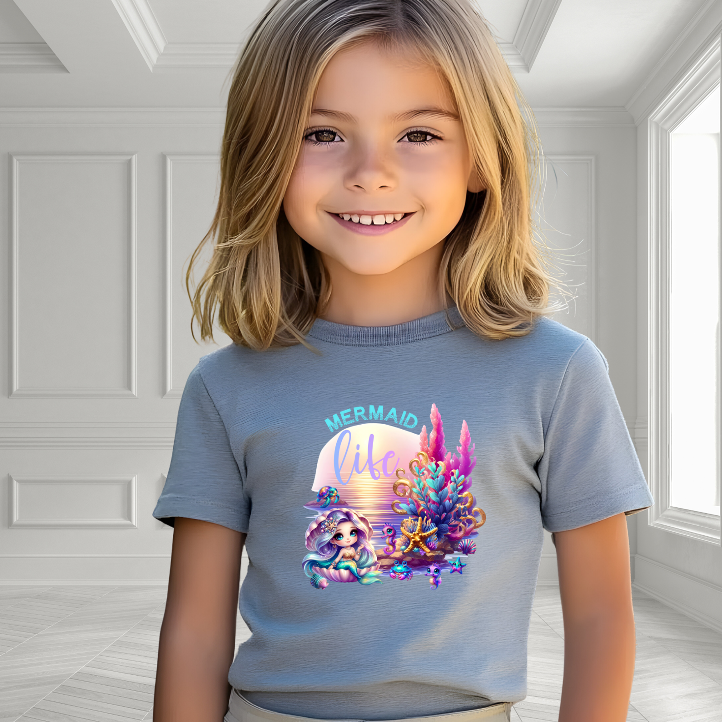 Mermaid Life Kid's T-Shirt