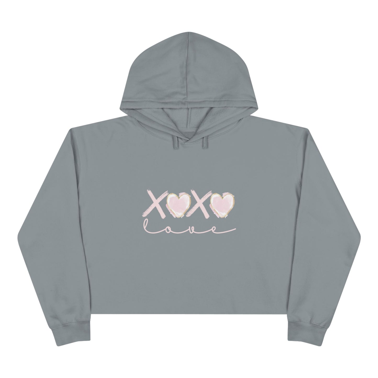 XO Love Crop Hoodie