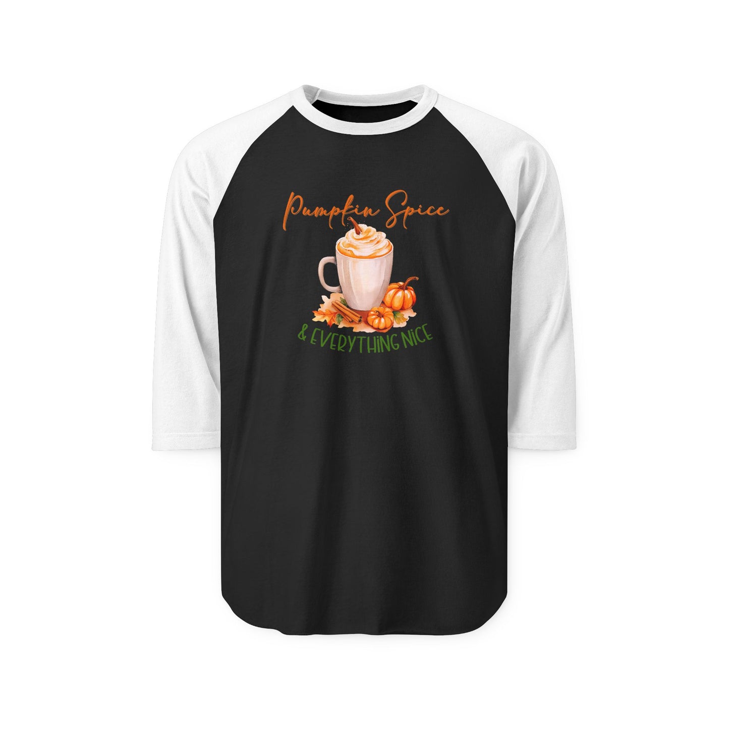 Pumpkin Spice & Everything Nice Baseball Tee