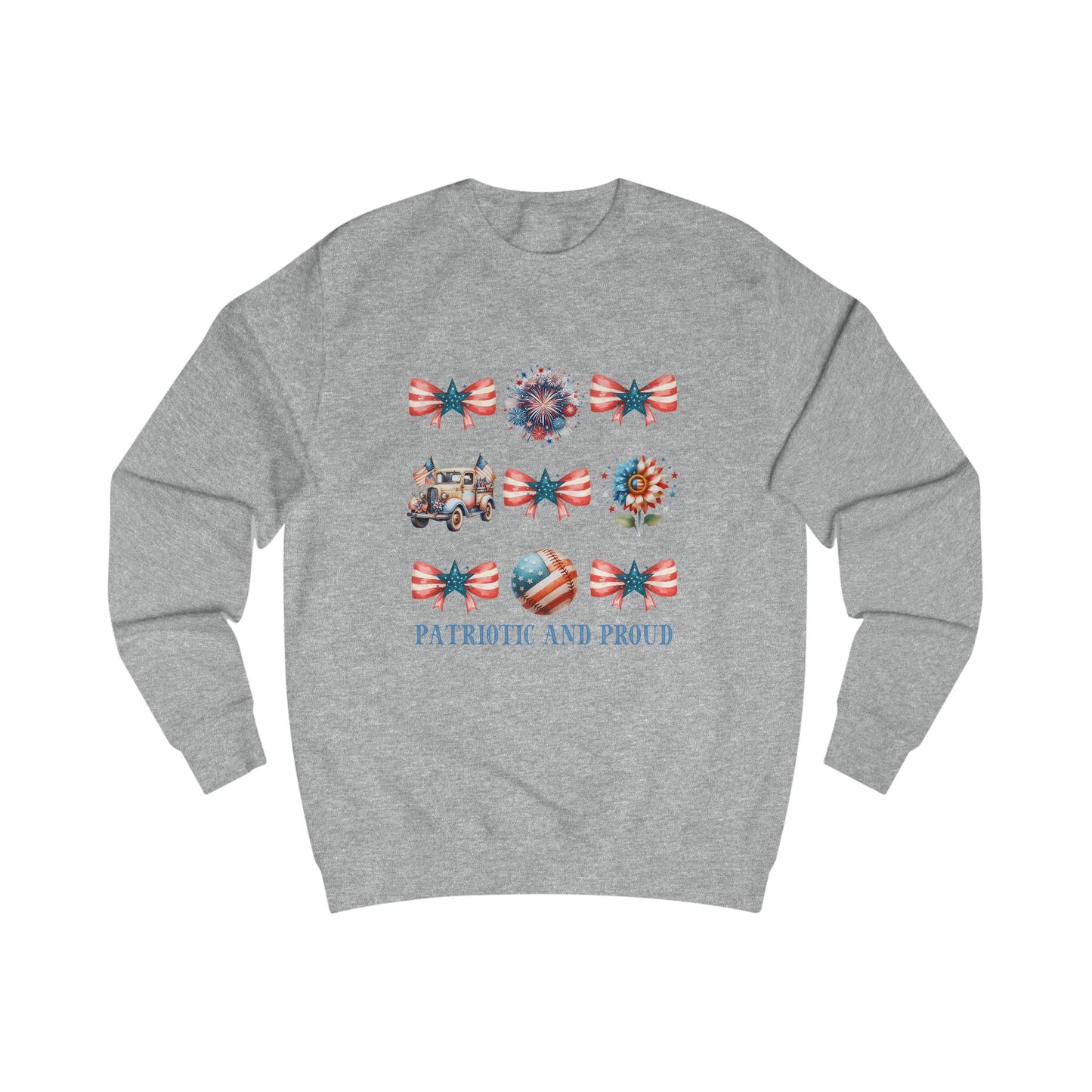 Patriotic And Proud Crewneck Sweatshirt