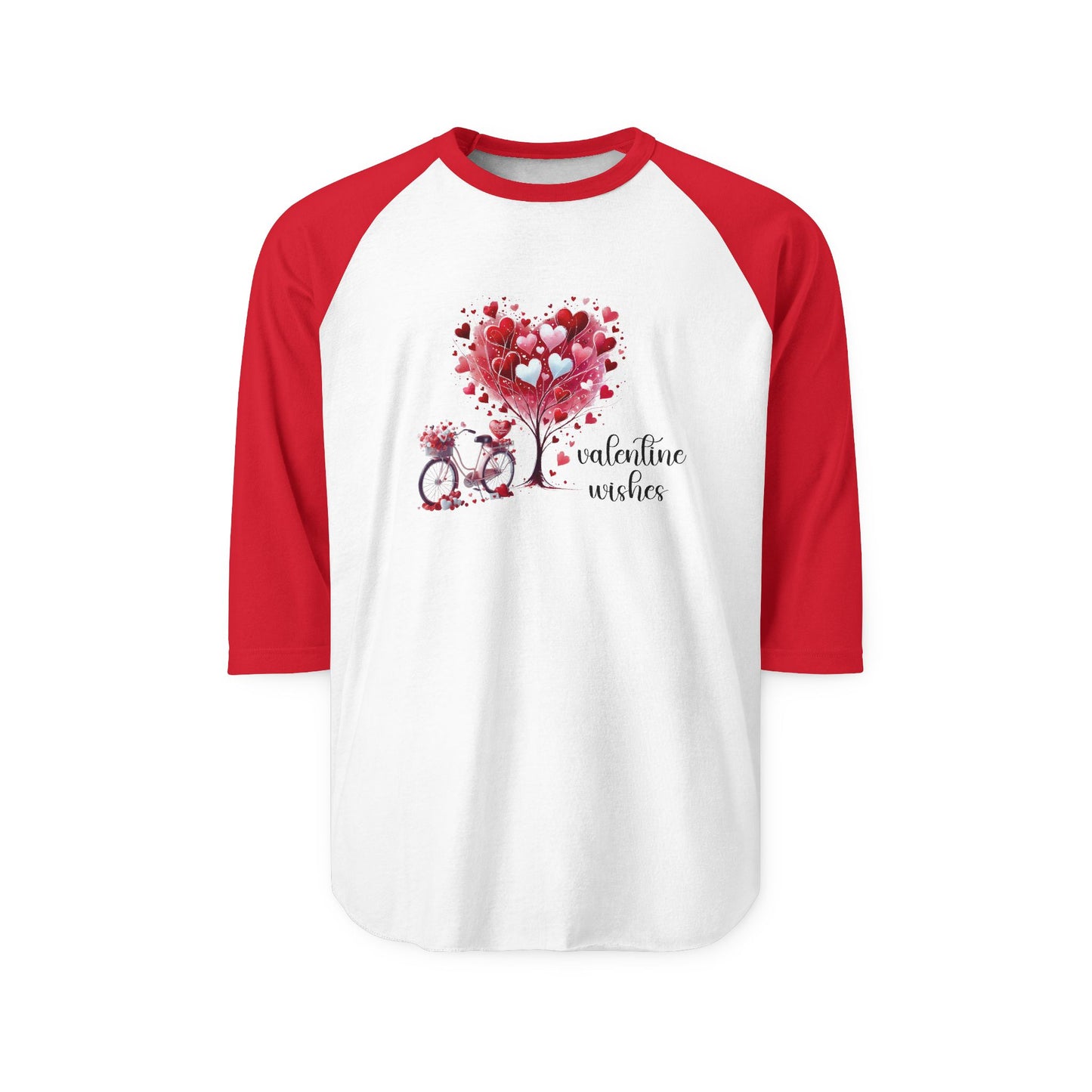Valentine Wishes Baseball Tee