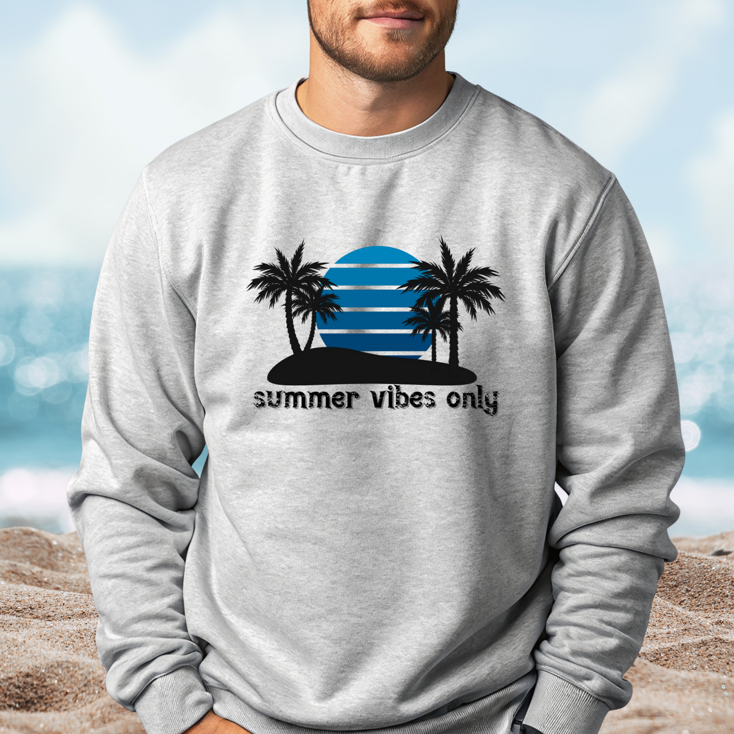 Summer Vibes Only Crewneck Sweatshirt