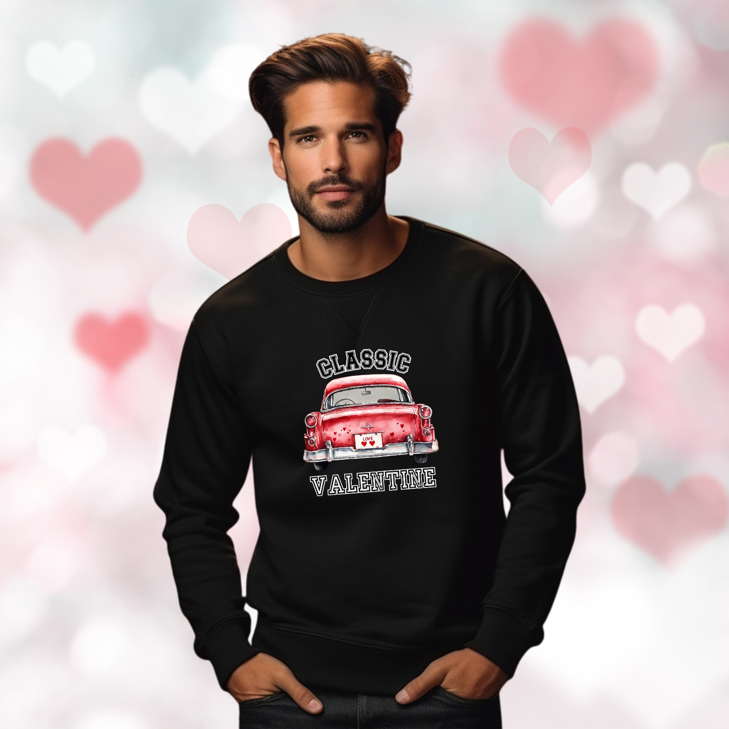 Classic Valentine Crewneck Sweatshirt