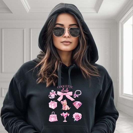 Coquette Club Pullover Hoodie