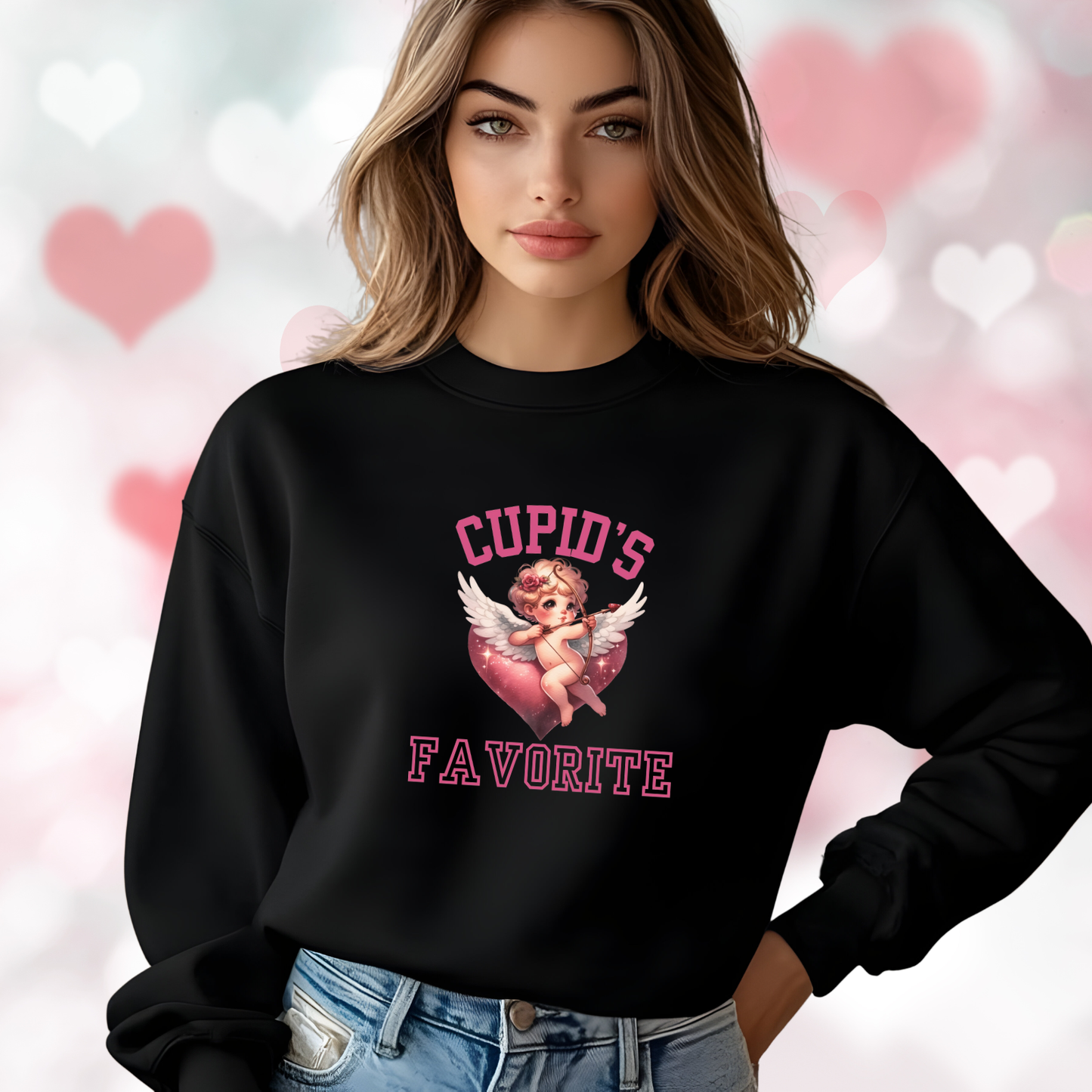 Cupid’s Favorite Crewneck Sweatshirt