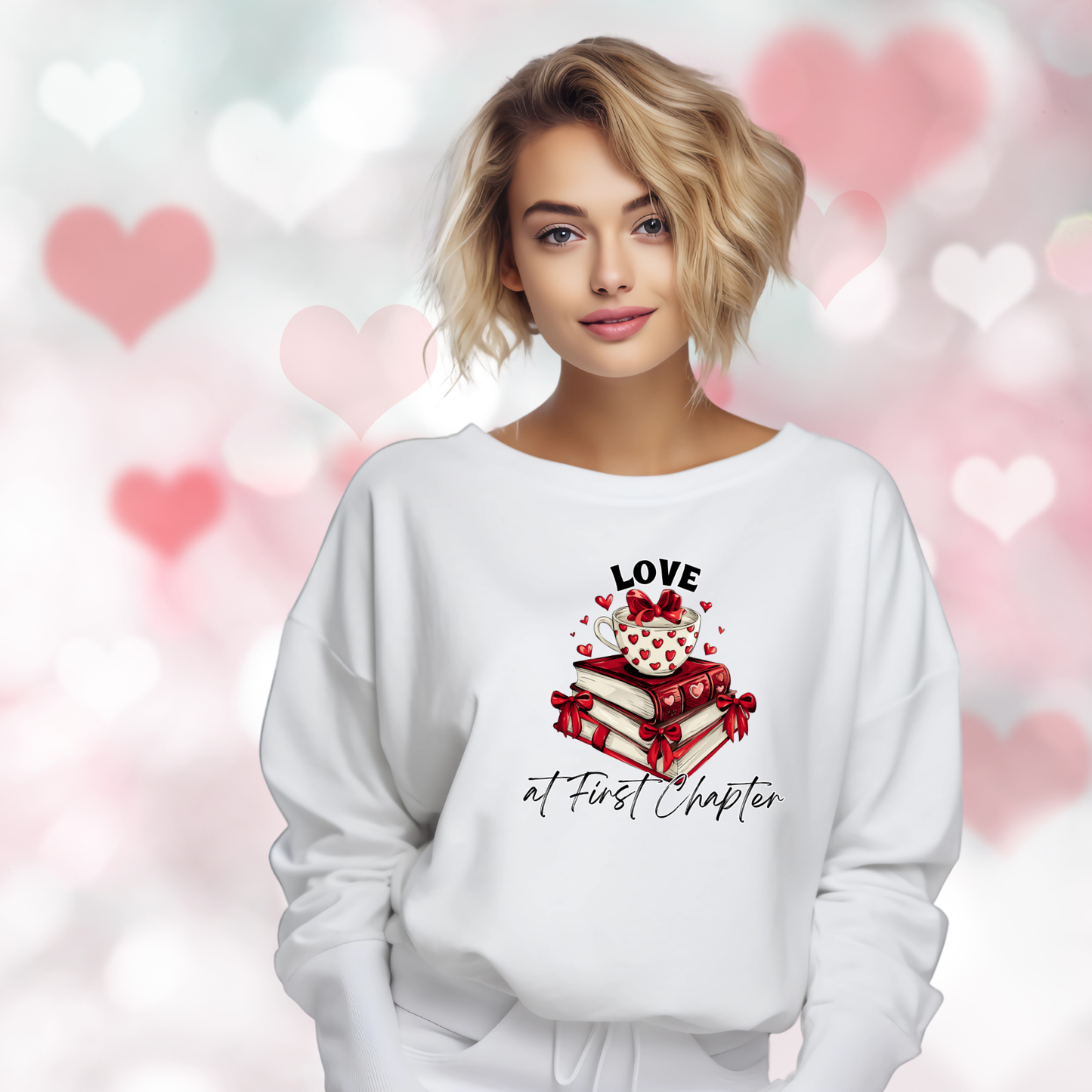 Love At First Chapter Crewneck Sweatshirt