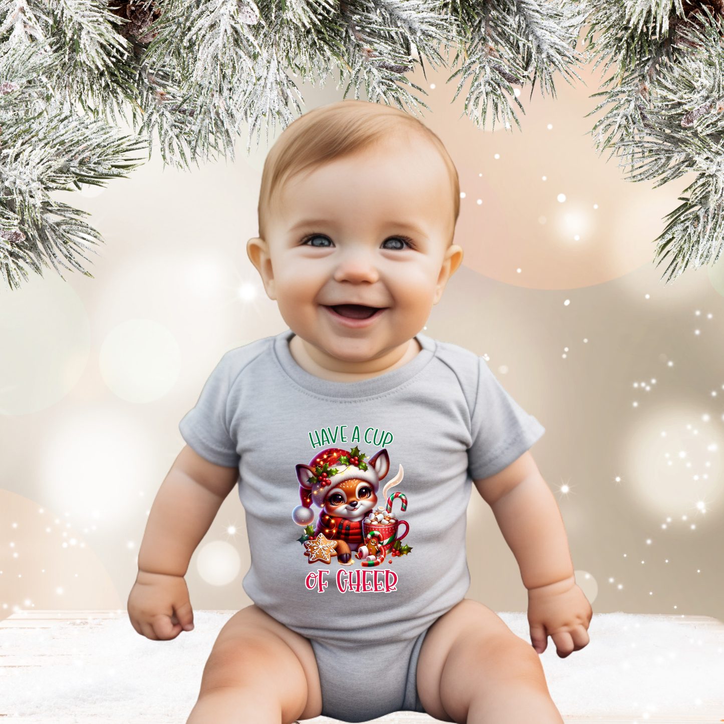 Have A Cup Of Cheer Infant Short Sleeve Onesie