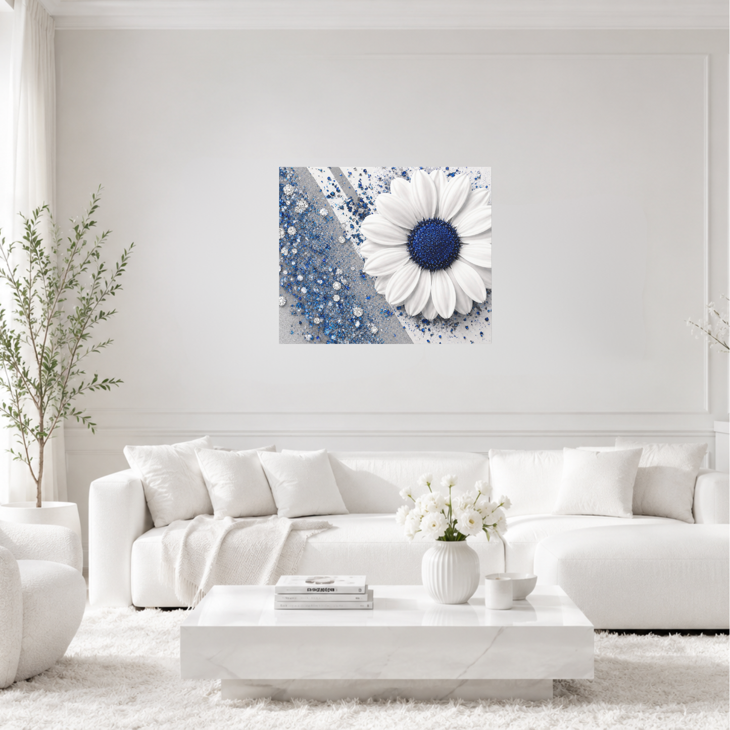 Blue Serenity Canvas Wall Art