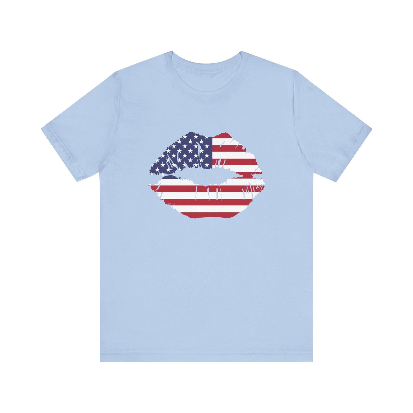 American Flag Lips T-Shirt