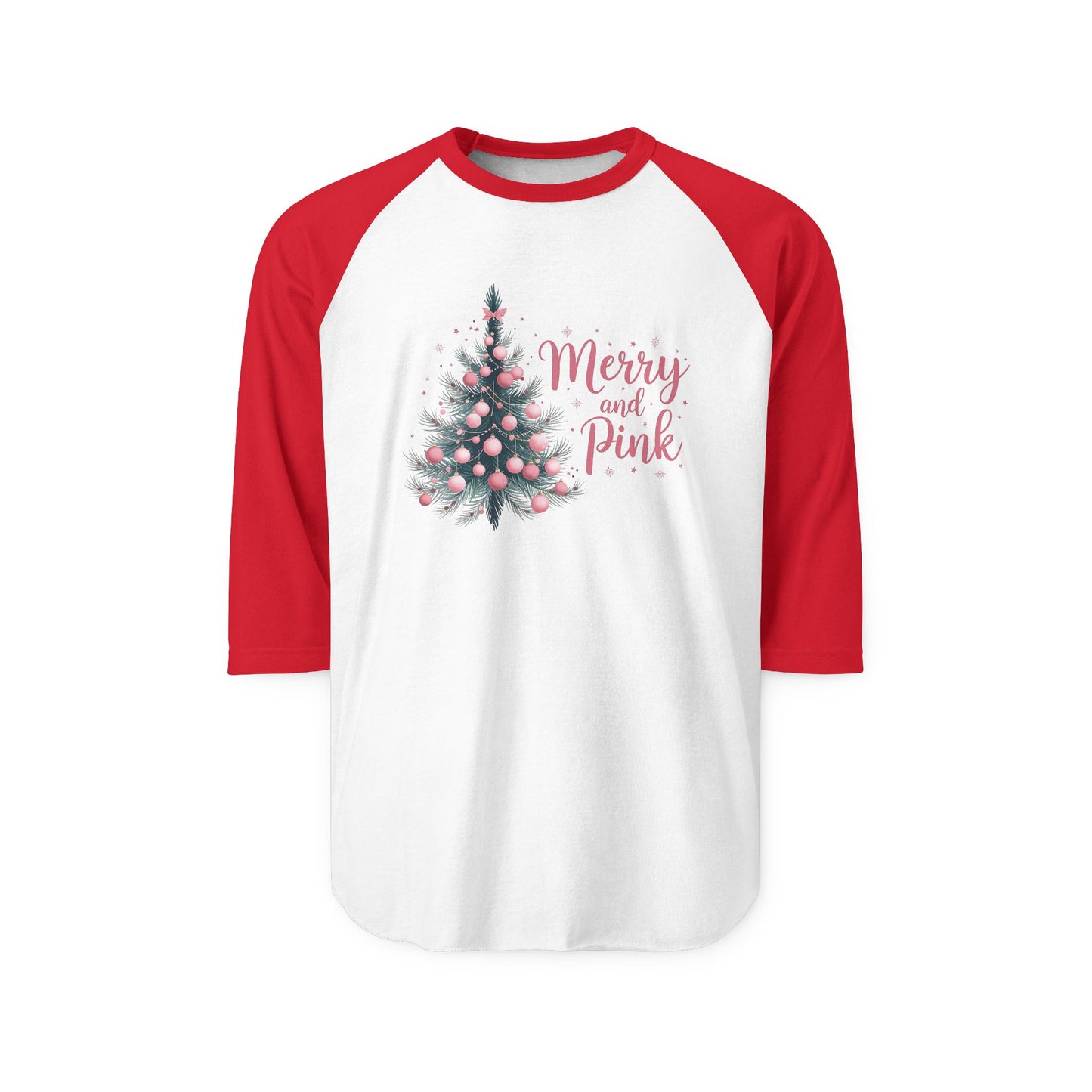 Merry And Pink Baseball Tee