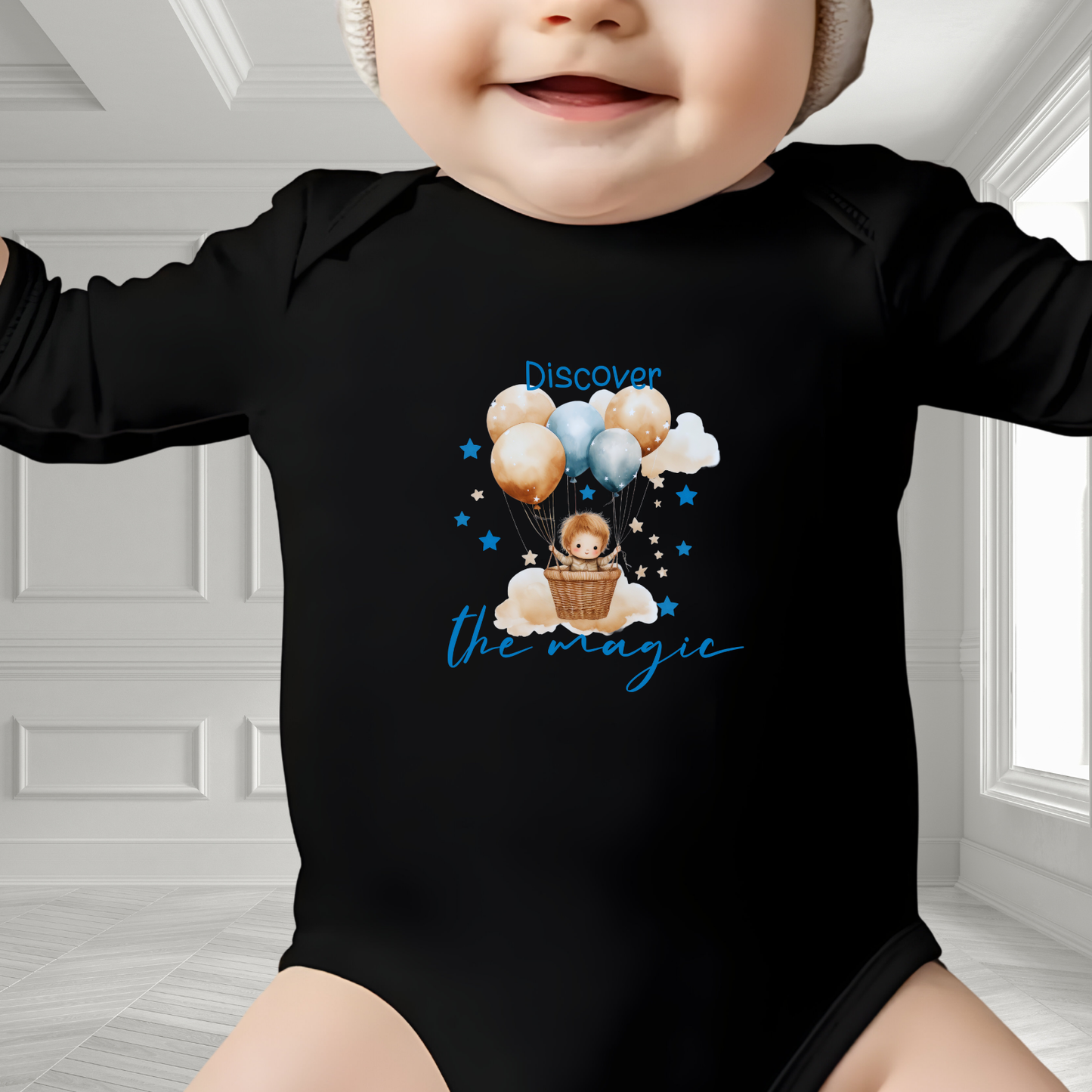 Discover The Magic Infant Long Sleeve Onesie