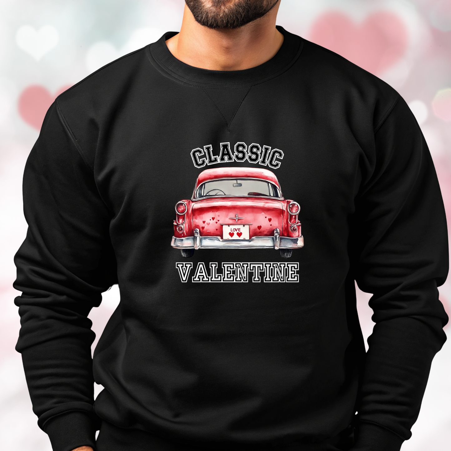 Classic Valentine Crewneck Sweatshirt