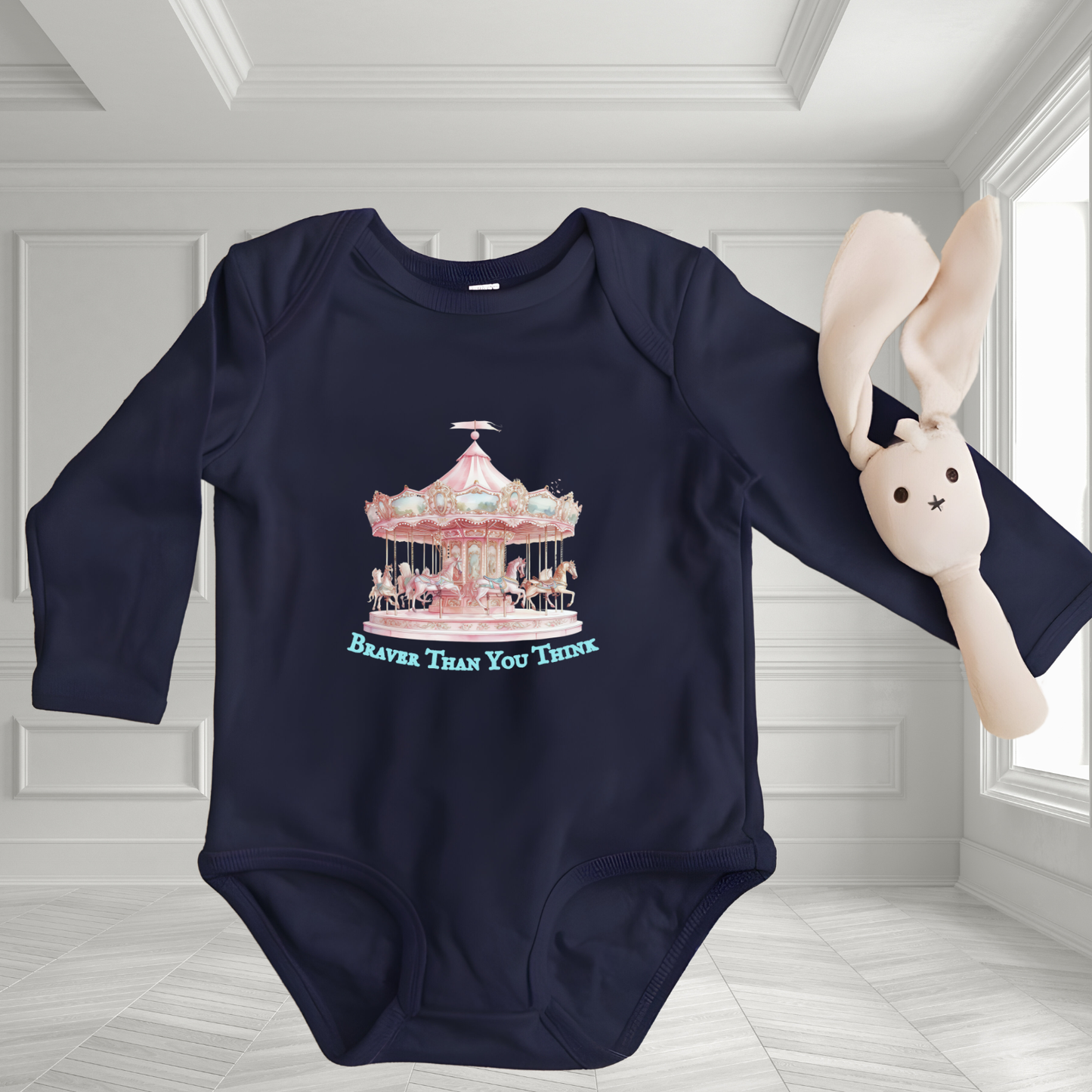Braver Than You Think Infant Long Sleeve Onesie