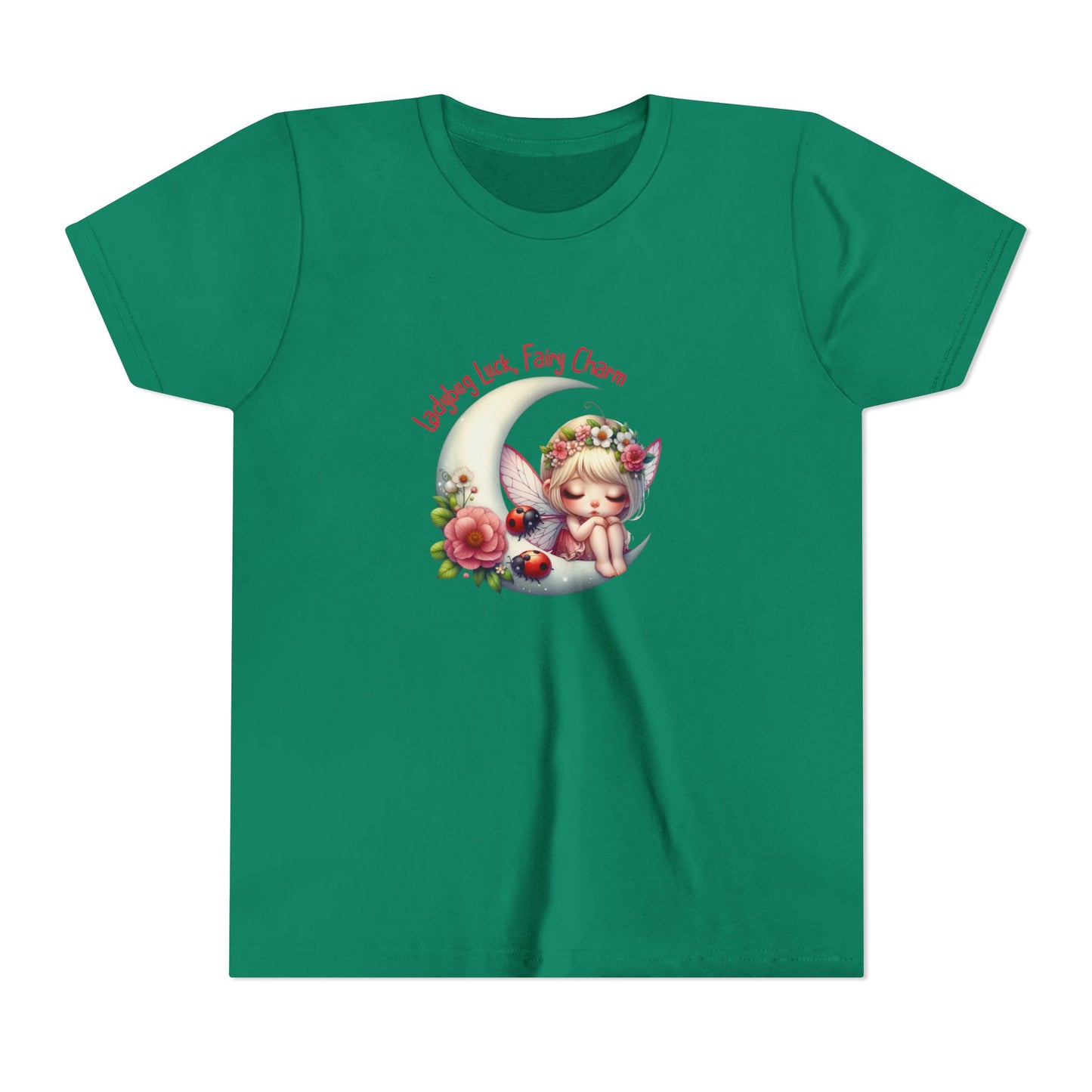 Ladybug Luck, Fairy Charm Kid's T-Shirt