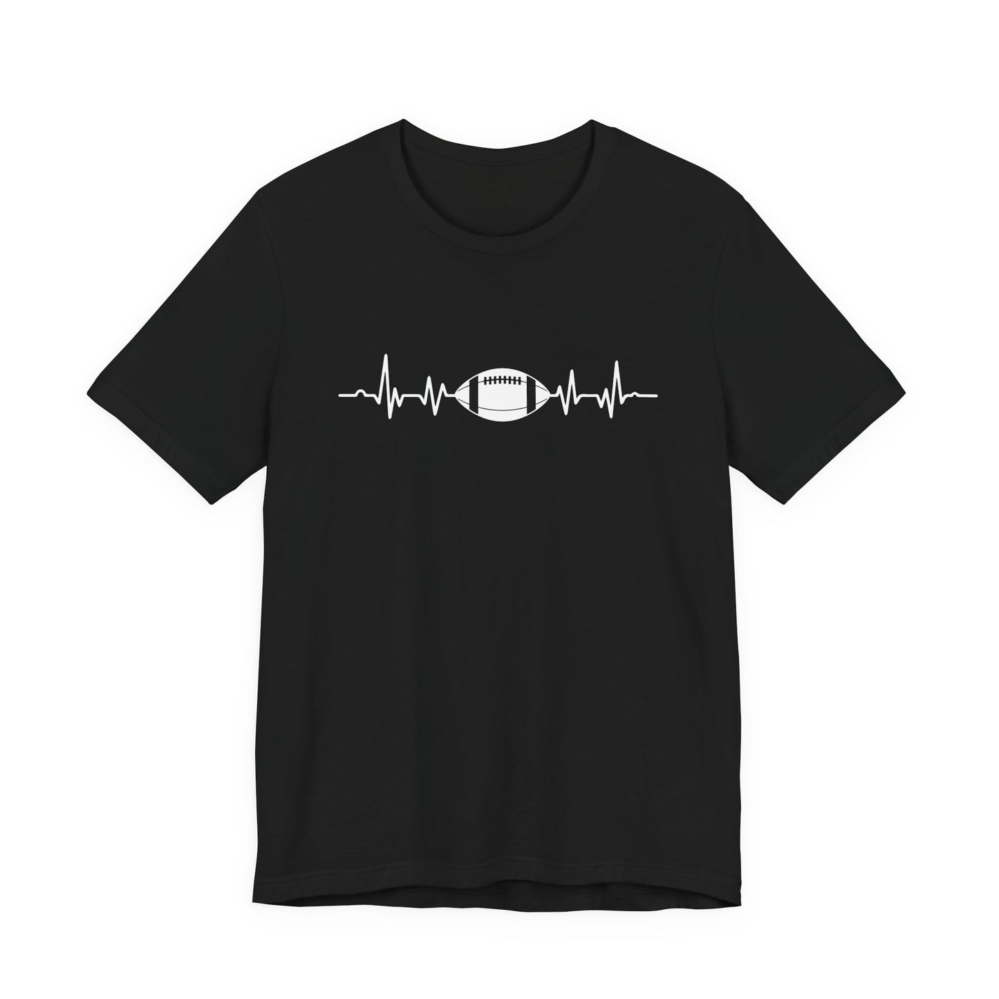 Football Heartbeat T-Shirt