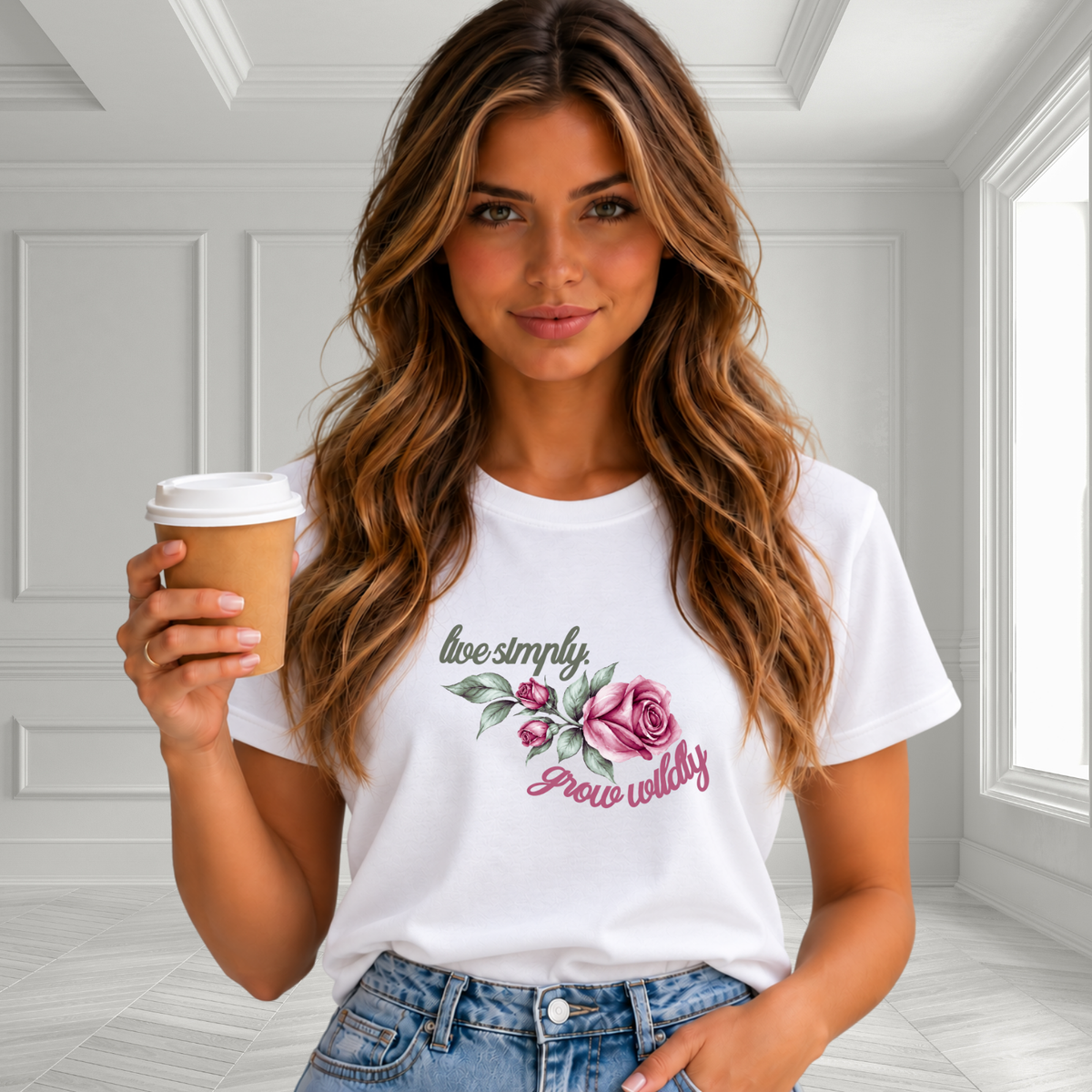 Live Simply, Grow Wildly T-Shirt