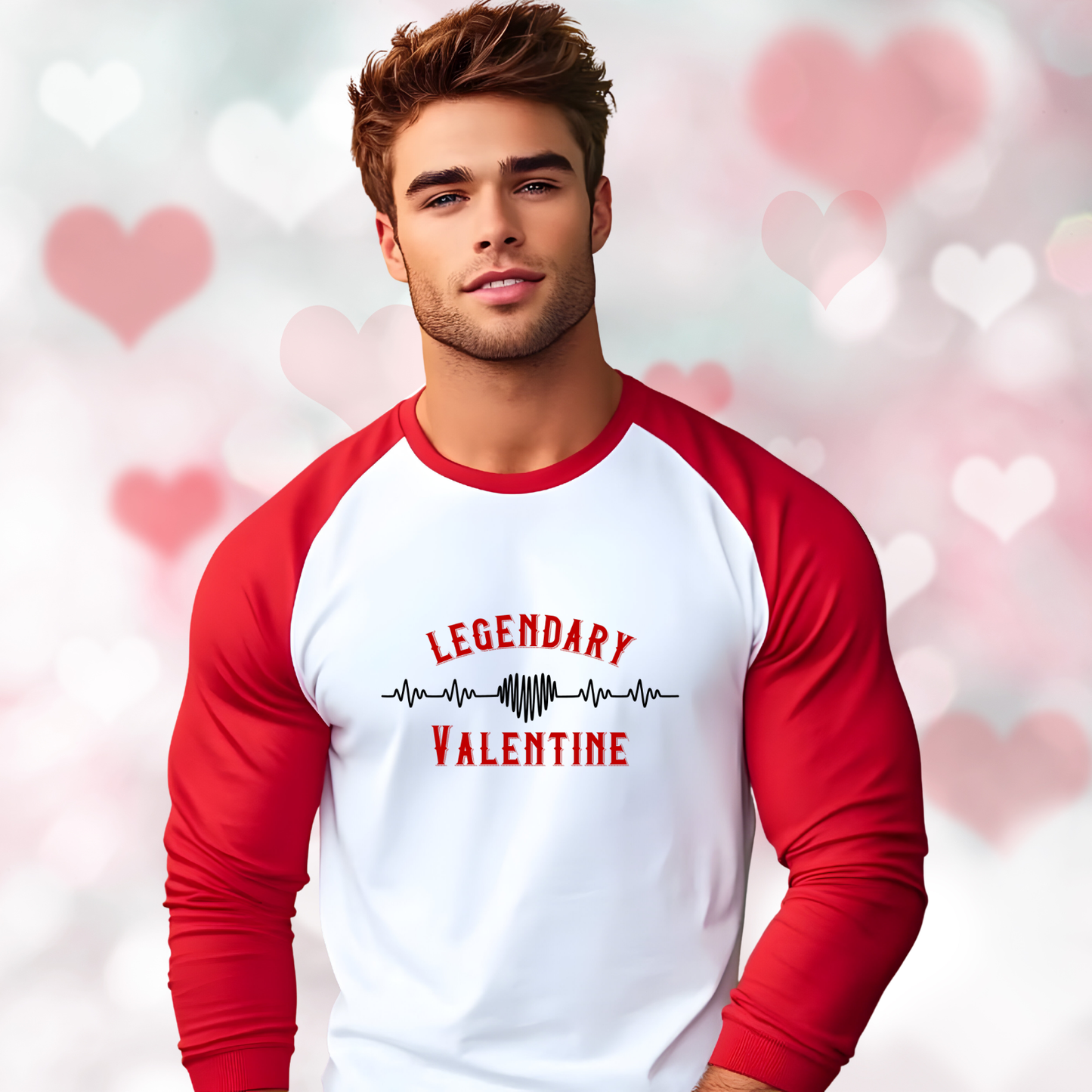 Legendary Valentine Baseball Tee