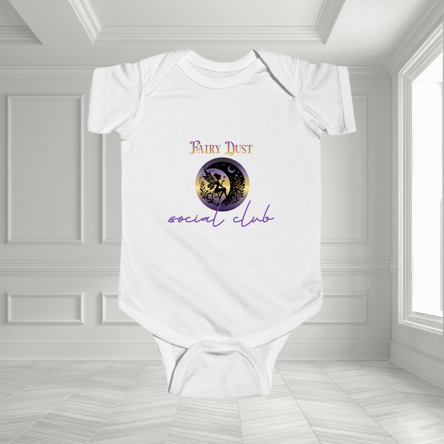 Fairy Dust Social Club Infant Short Sleeve Onesie