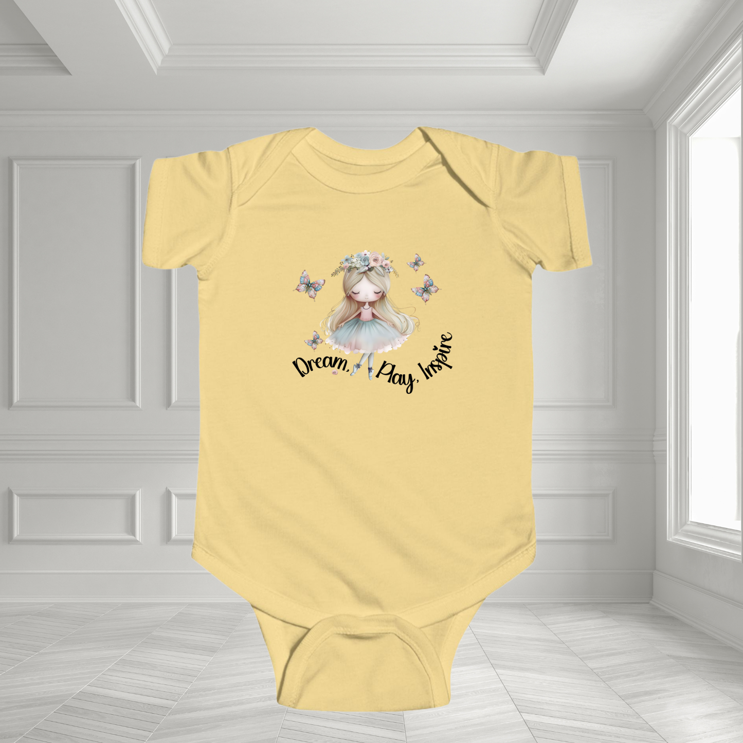 Dream, Play, Inspire Infant Short Sleeve Onesie