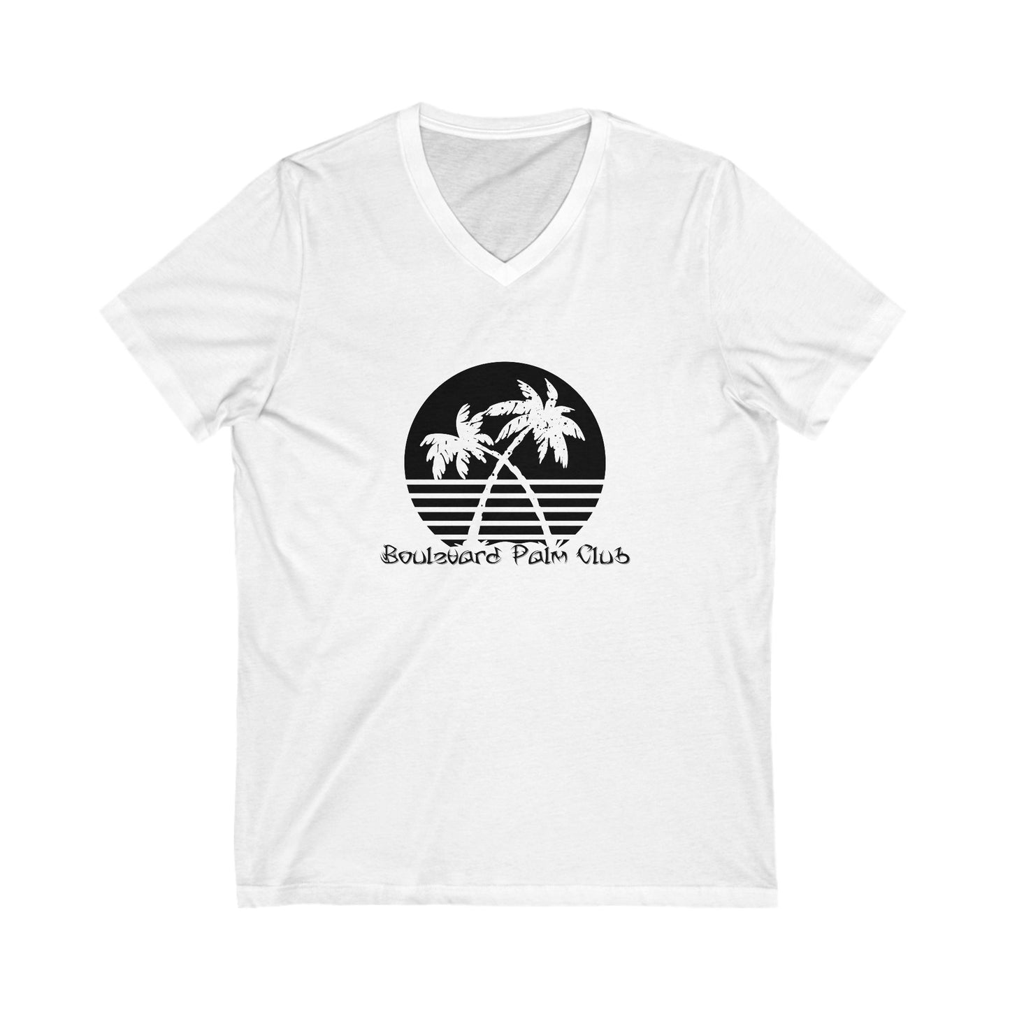 Boulevard Palm Club V-Neck Tee