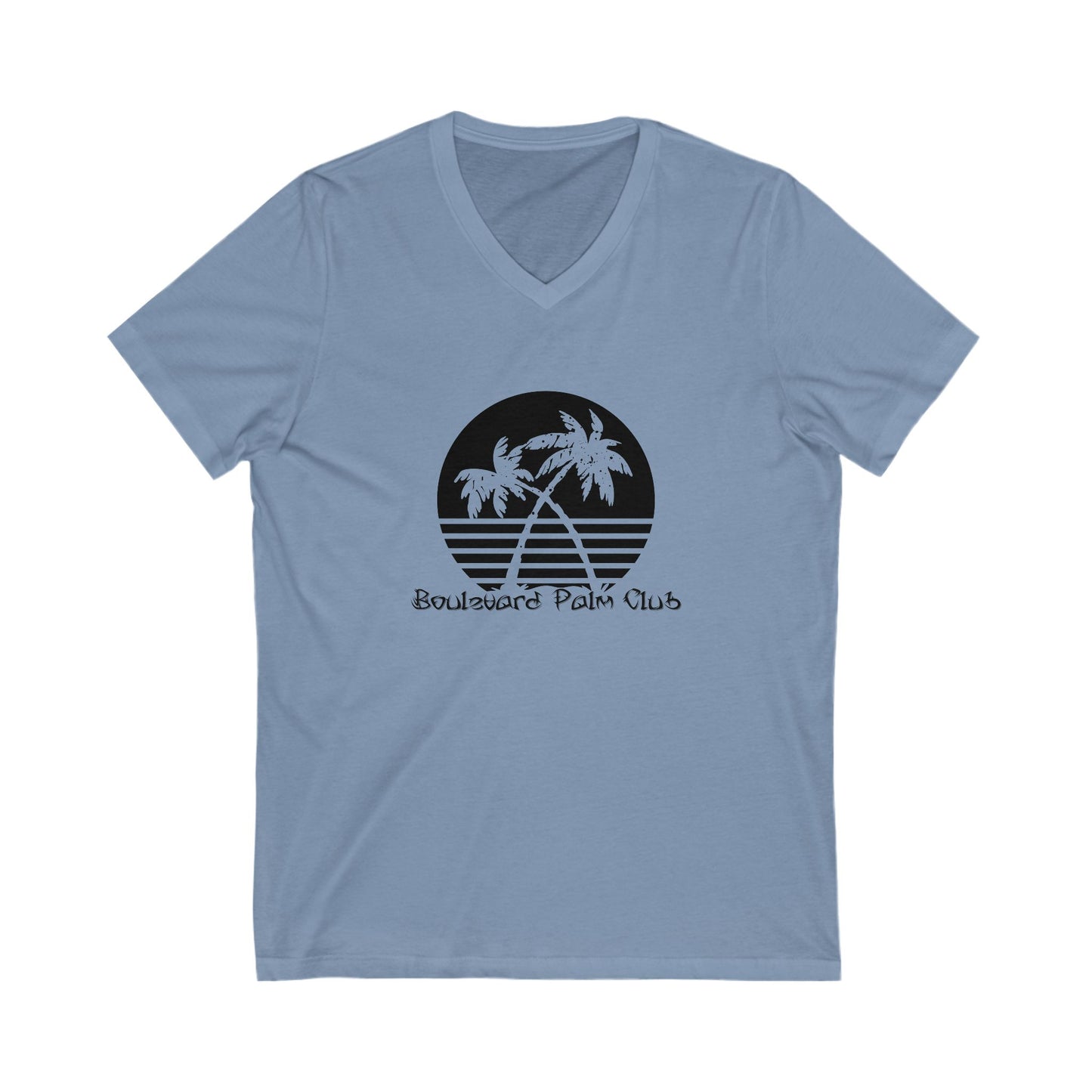 Boulevard Palm Club V-Neck Tee