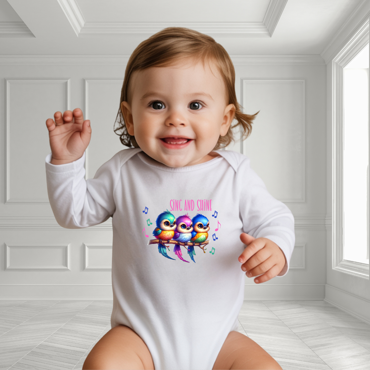 Sing & Shine Infant Long Sleeve Onesie