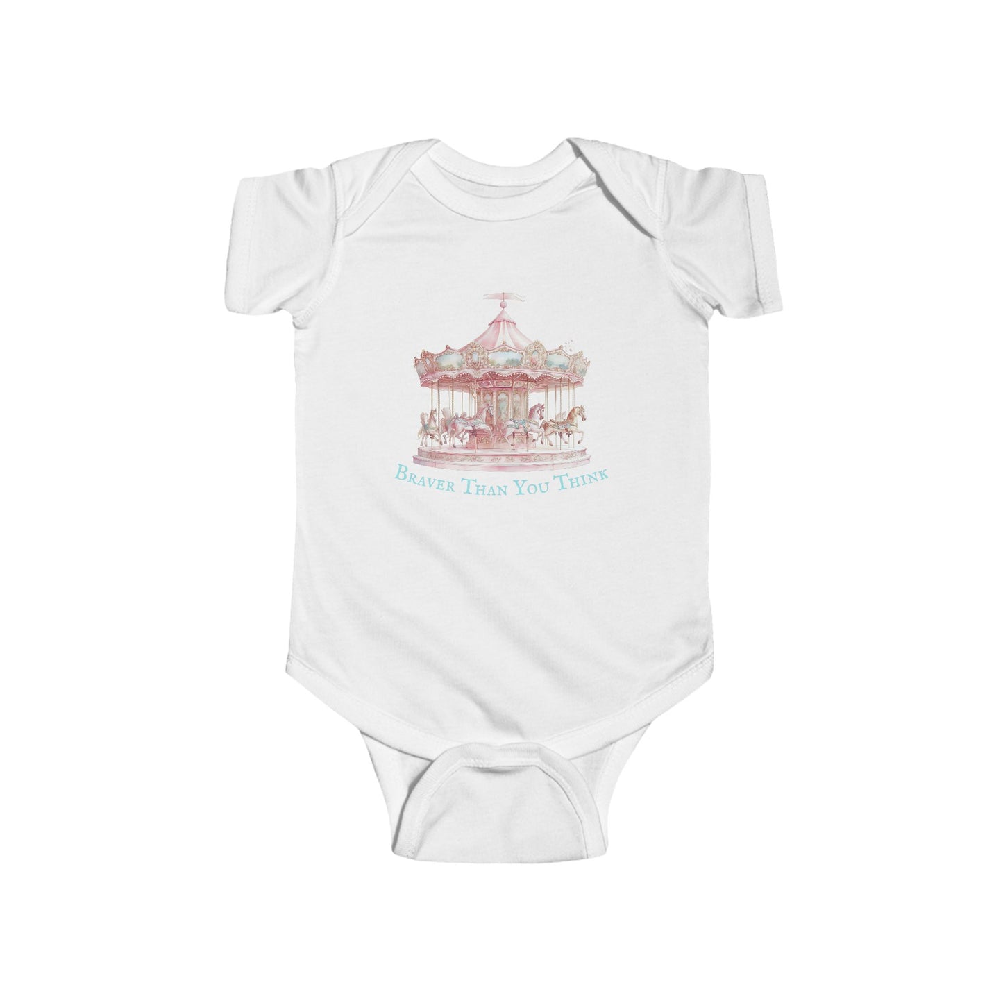 Braver Than You Think Infant Short Sleeve Onesie