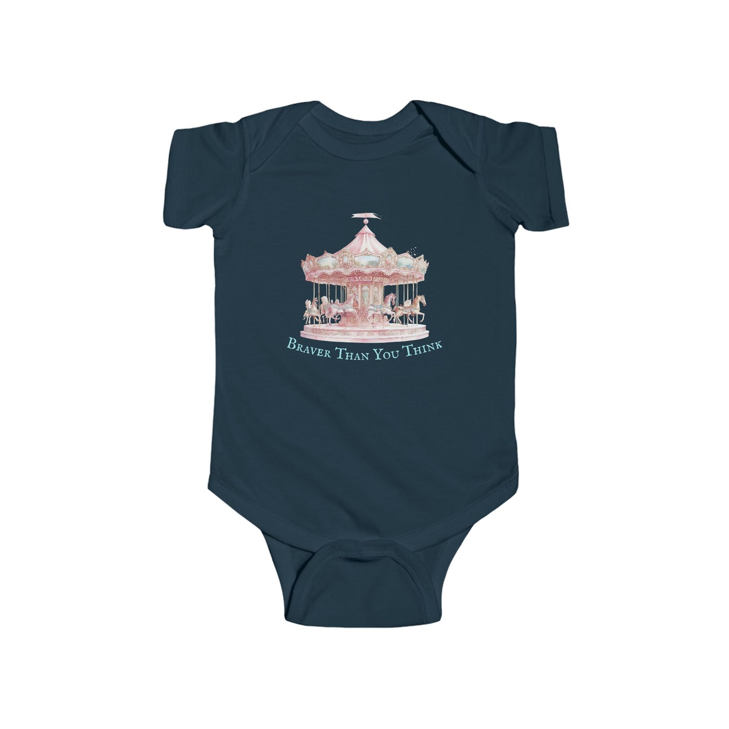 Braver Than You Think Infant Short Sleeve Onesie