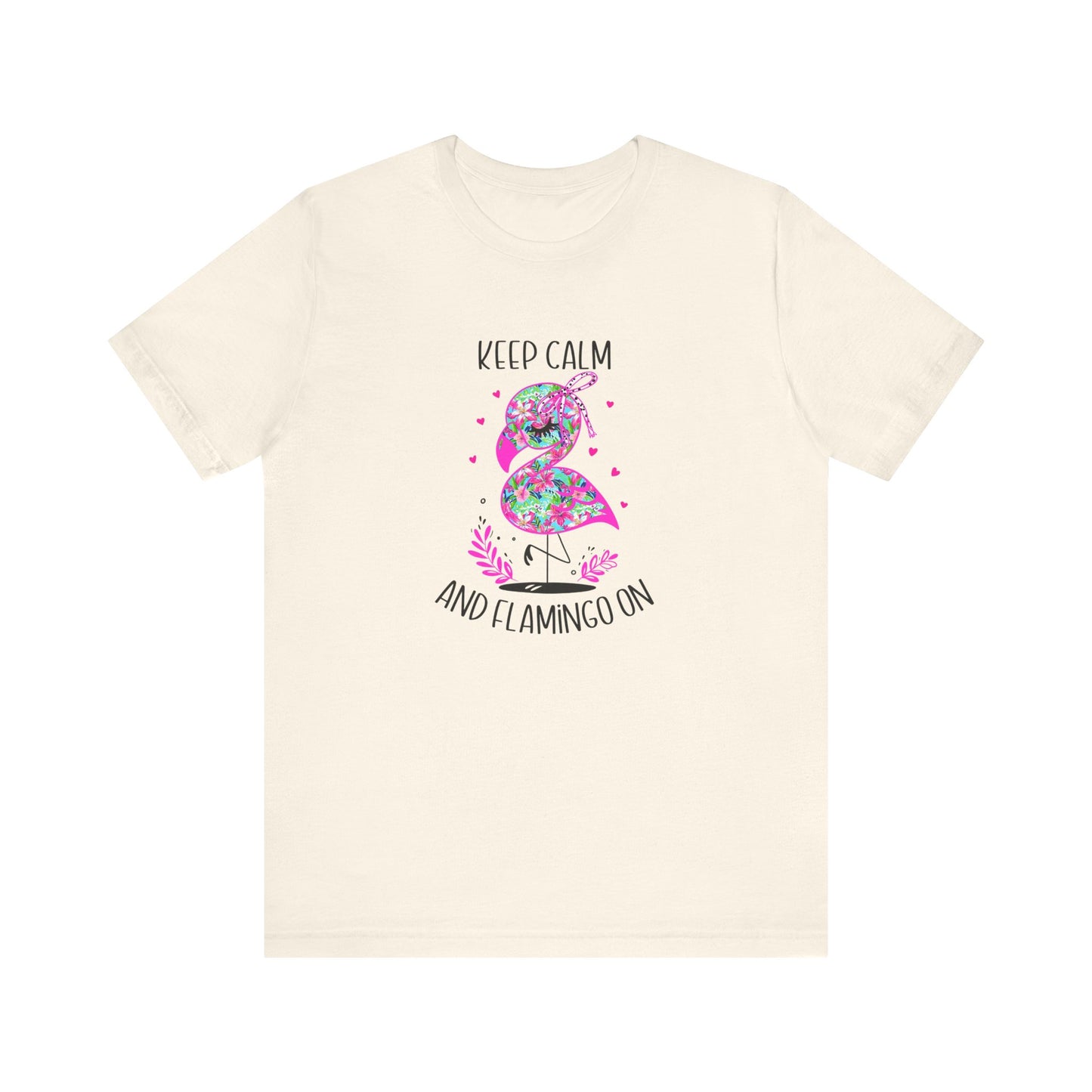 Keep Calm And Flamingo On T-Shirt