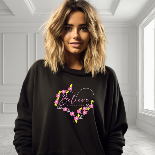 Believe In Miracles Crewneck Sweatshirt