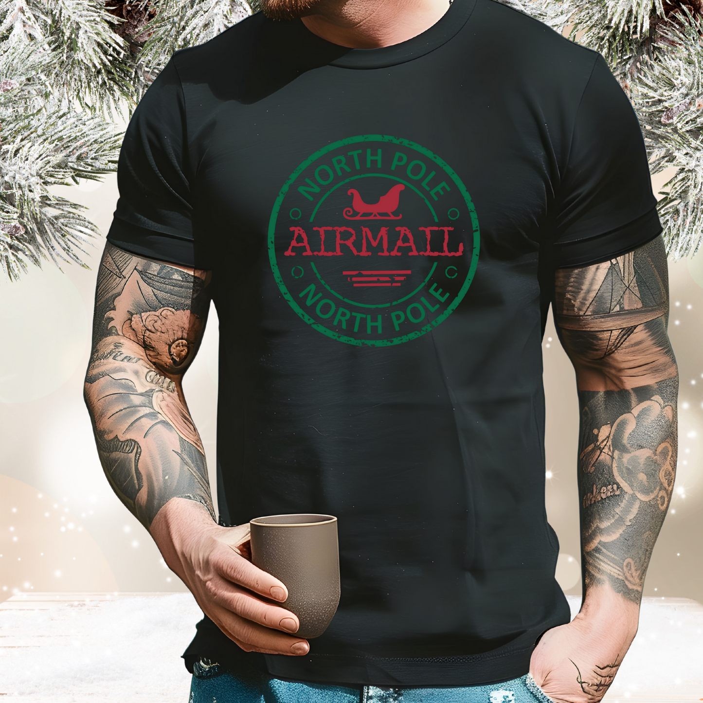 North Pole Airmail T‑Shirt