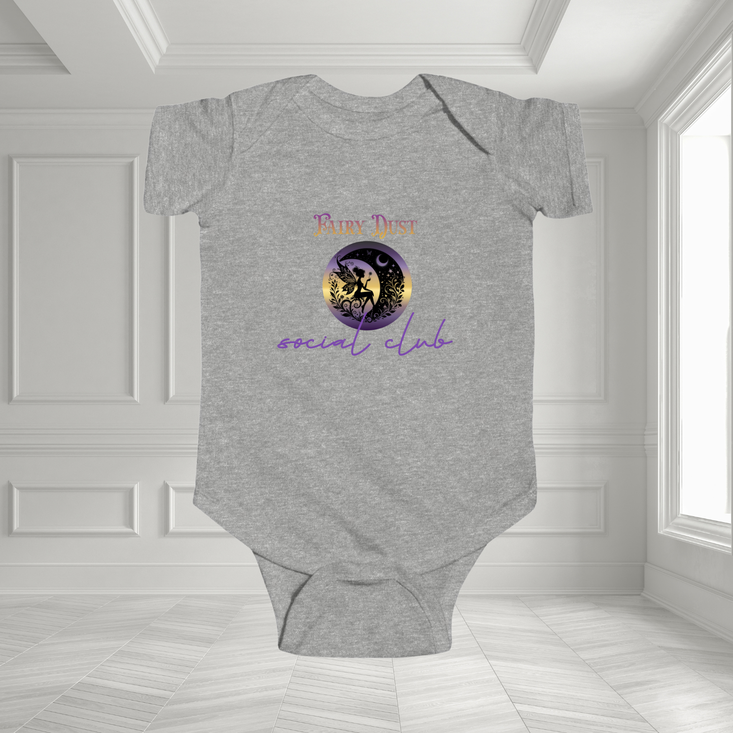 Fairy Dust Social Club Infant Short Sleeve Onesie