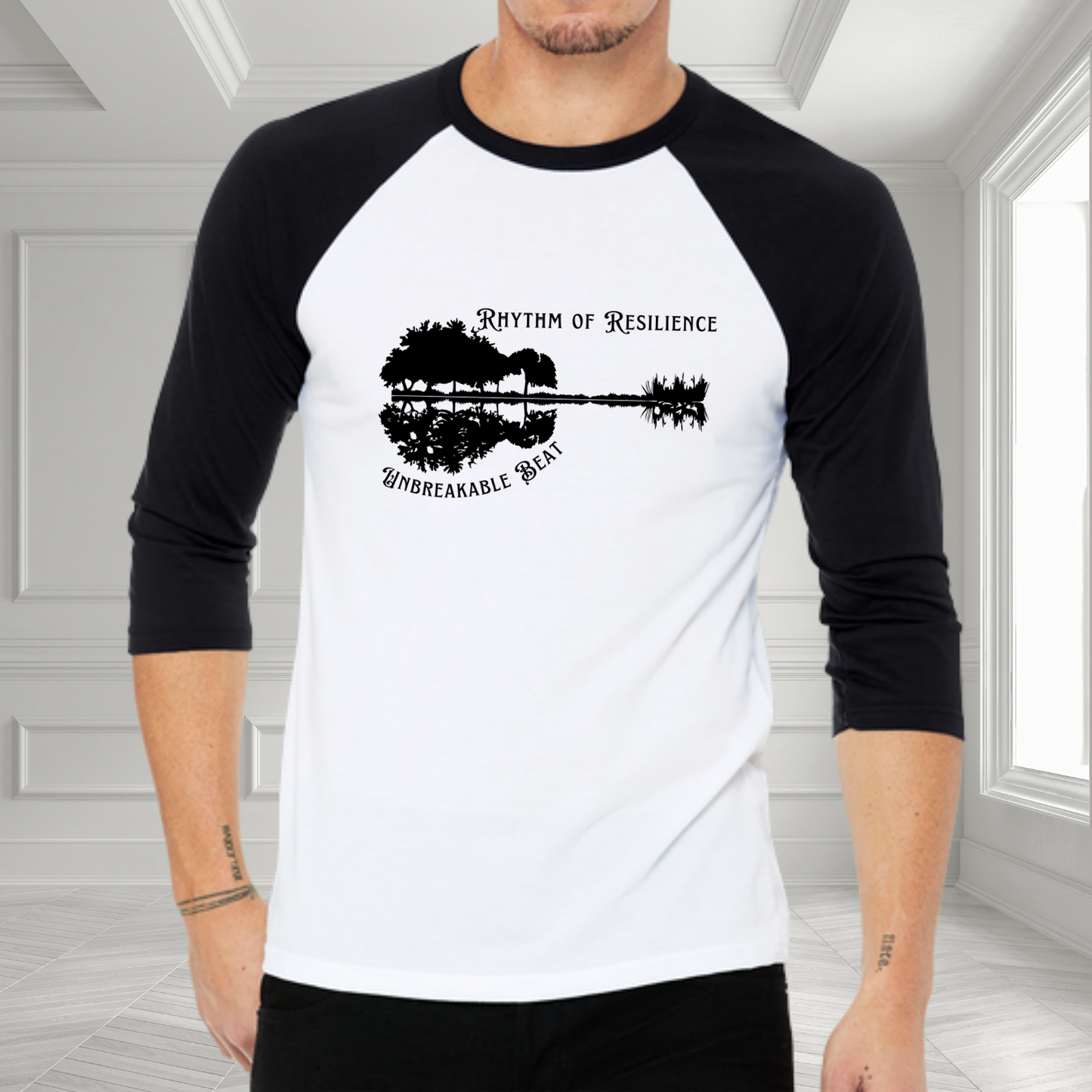 Rhythm Of Resilience Baseball Tee