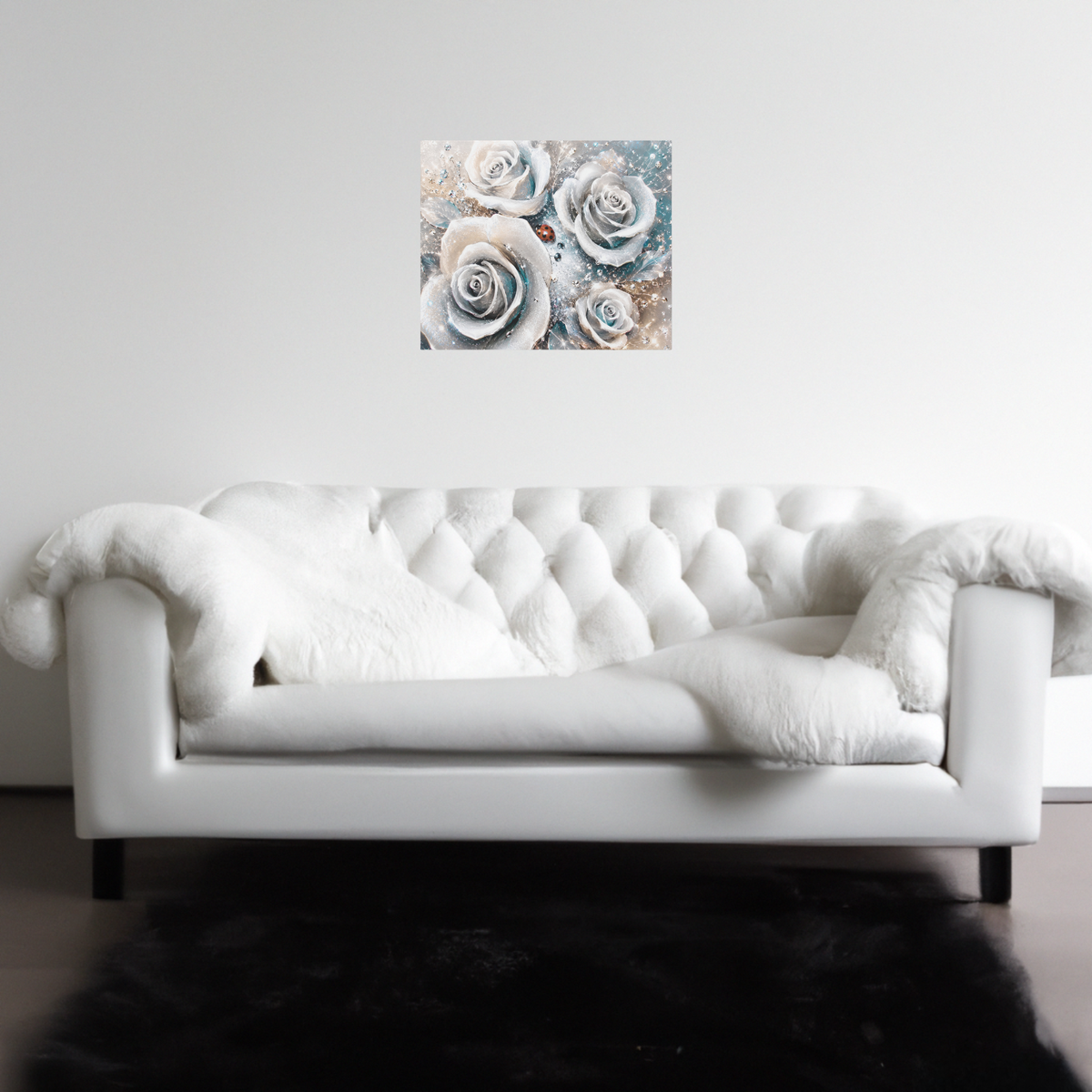 Roses In Bloom Canvas Wall Art