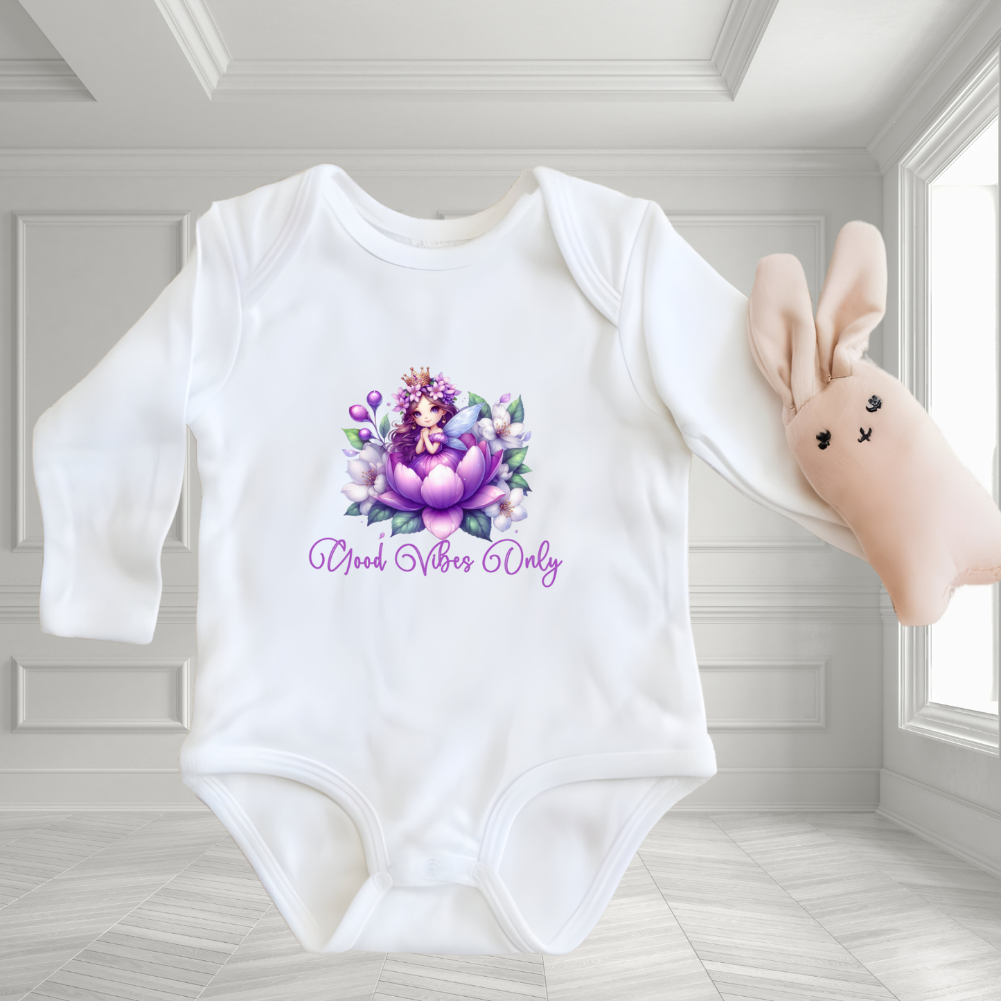 Good Vibes Only Infant Long Sleeve Onesie