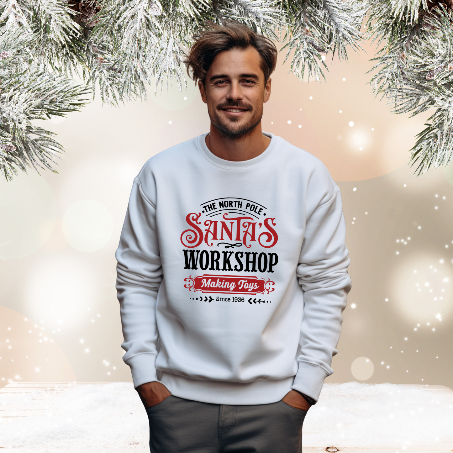 Santa's Workshop Crewneck Sweatshirt