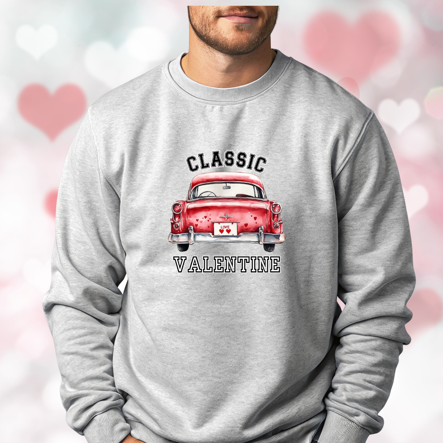 Classic Valentine Crewneck Sweatshirt