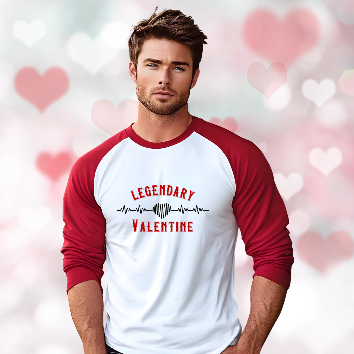 Legendary Valentine Baseball Tee