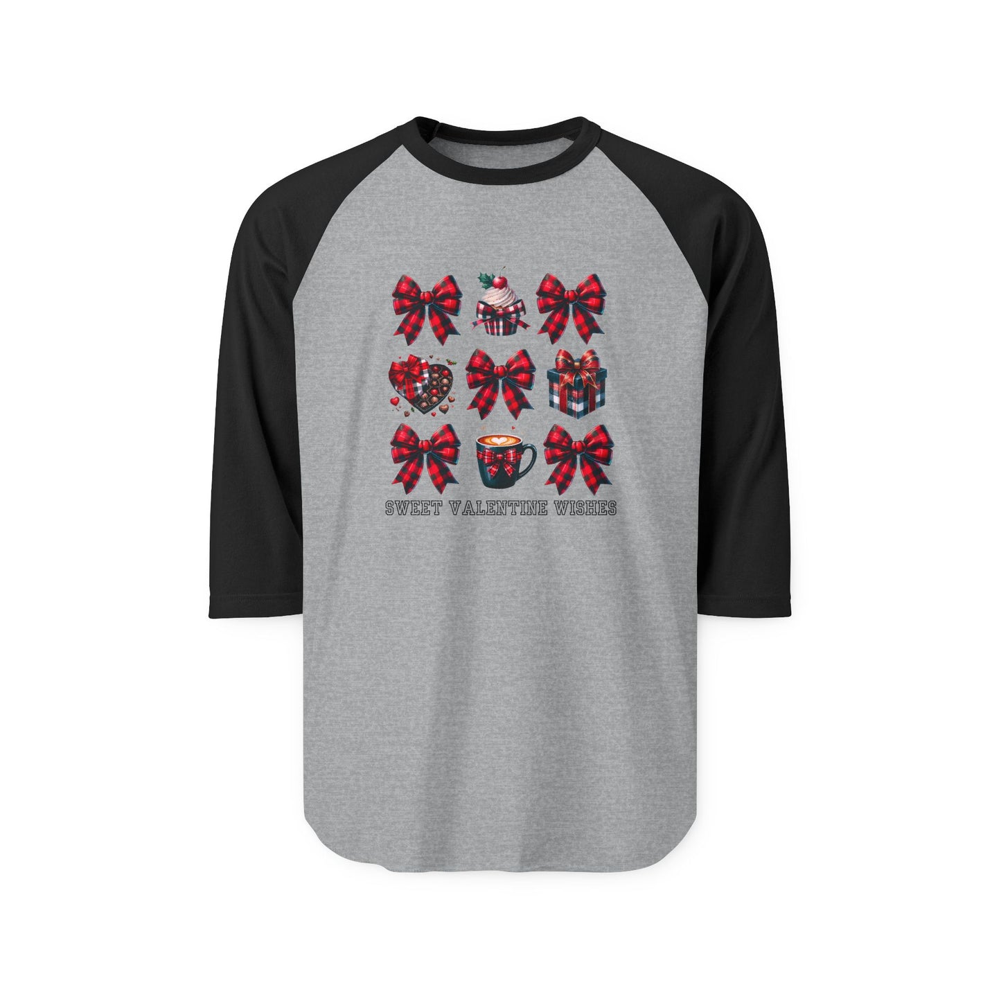 Sweet Valentine Wishes Baseball Tee