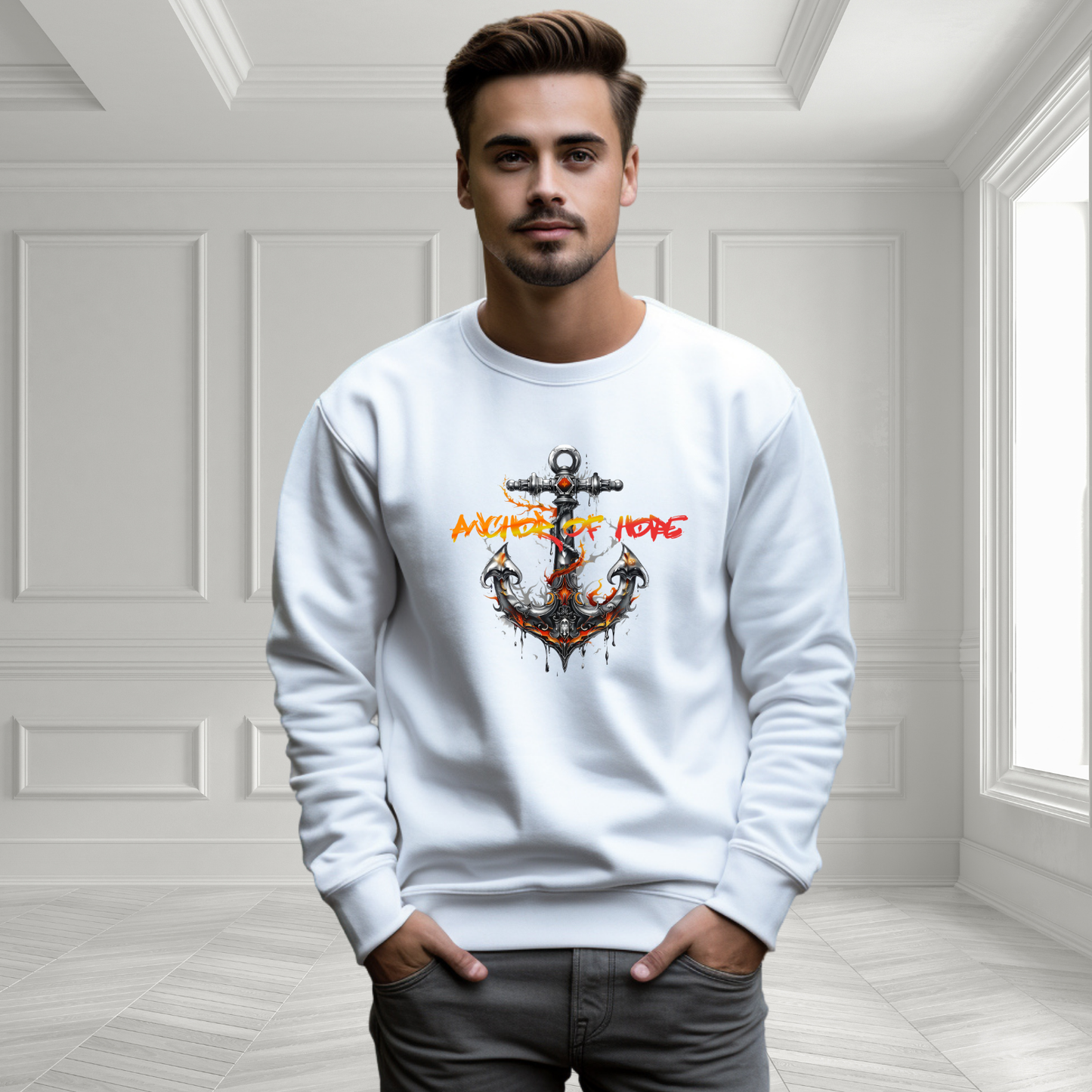 Anchor Of Hope Crewneck Sweatshirt