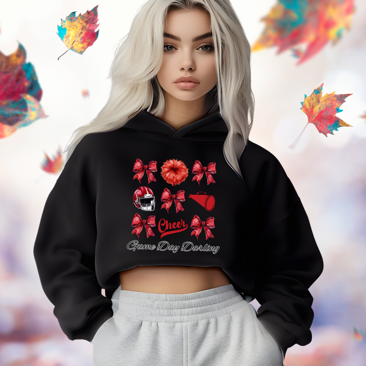 Game Day Darling Crop Hoodie